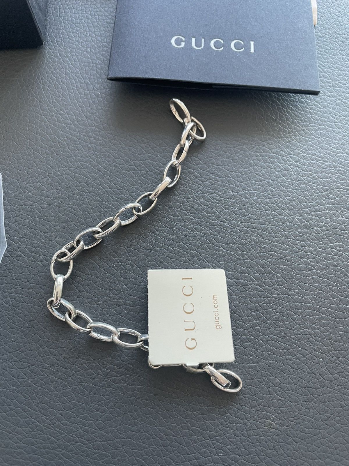 Gucci Rare Super Runway LimitedEdition Minimalist Silver Bracelet Size ONE SIZE - 9 Thumbnail