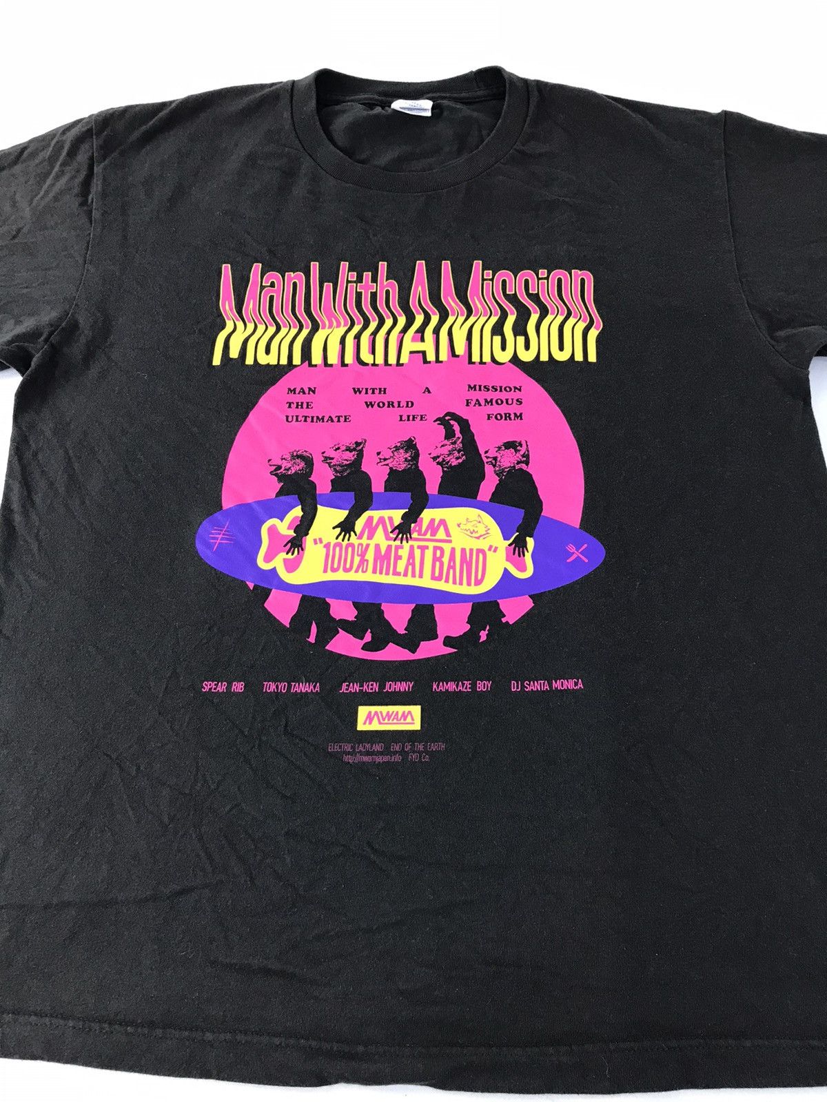 Band Tees Man With A Mission Japanese Rock Band Tour Tee Size US L / EU 52-54 / 3 - 3 Thumbnail