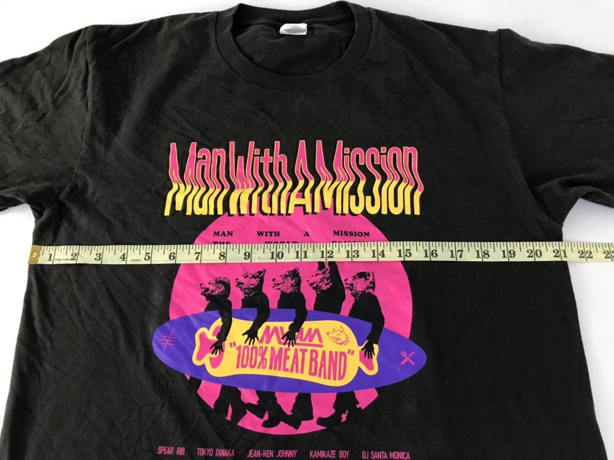 Band Tees Man With A Mission Japanese Rock Band Tour Tee Size US L / EU 52-54 / 3 - 10 Thumbnail