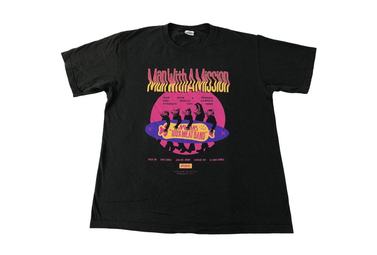 Band Tees Man With A Mission Japanese Rock Band Tour Tee Size US L / EU 52-54 / 3 - 1 Thumbnail