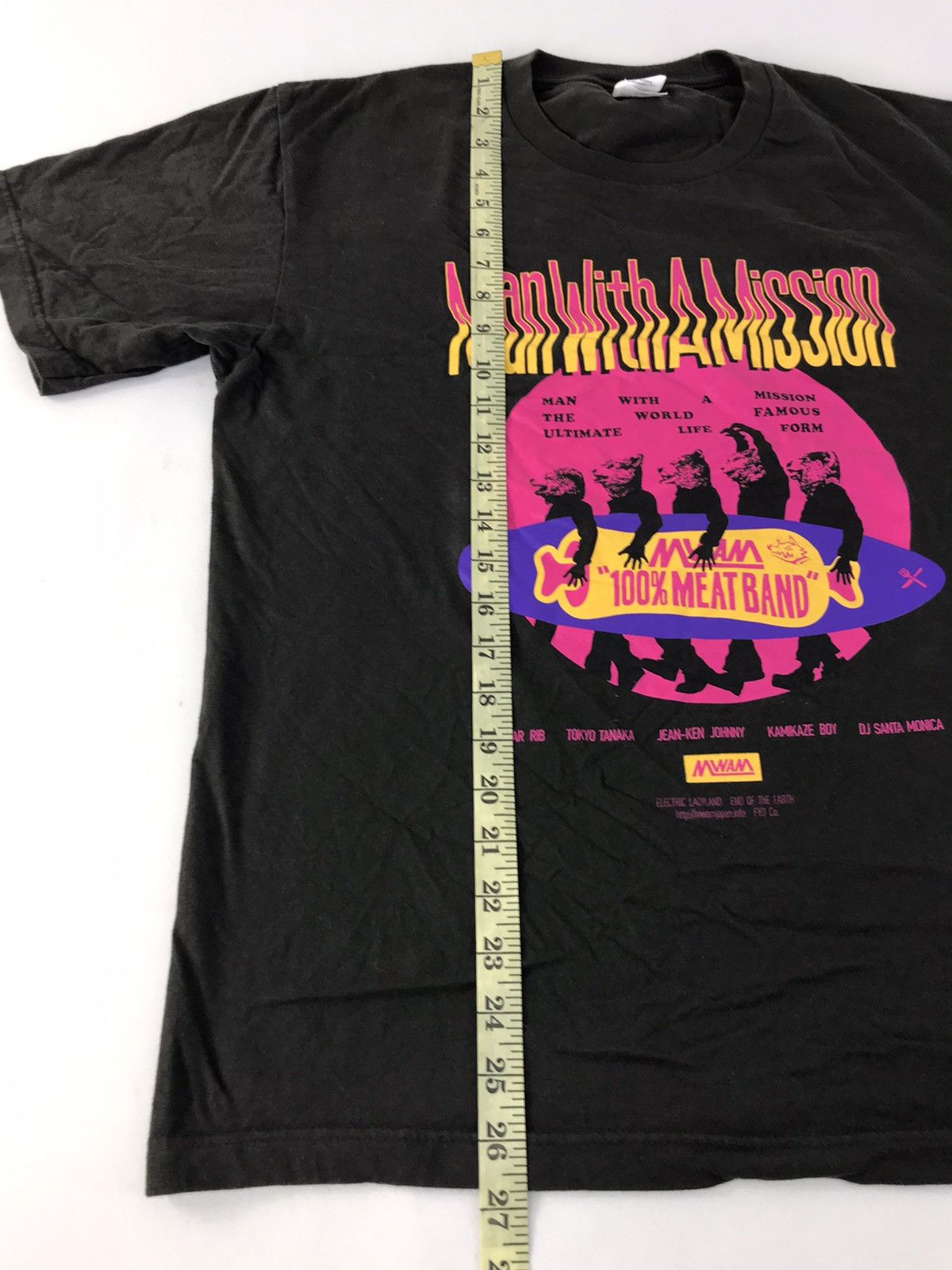 Band Tees Man With A Mission Japanese Rock Band Tour Tee Size US L / EU 52-54 / 3 - 11 Thumbnail