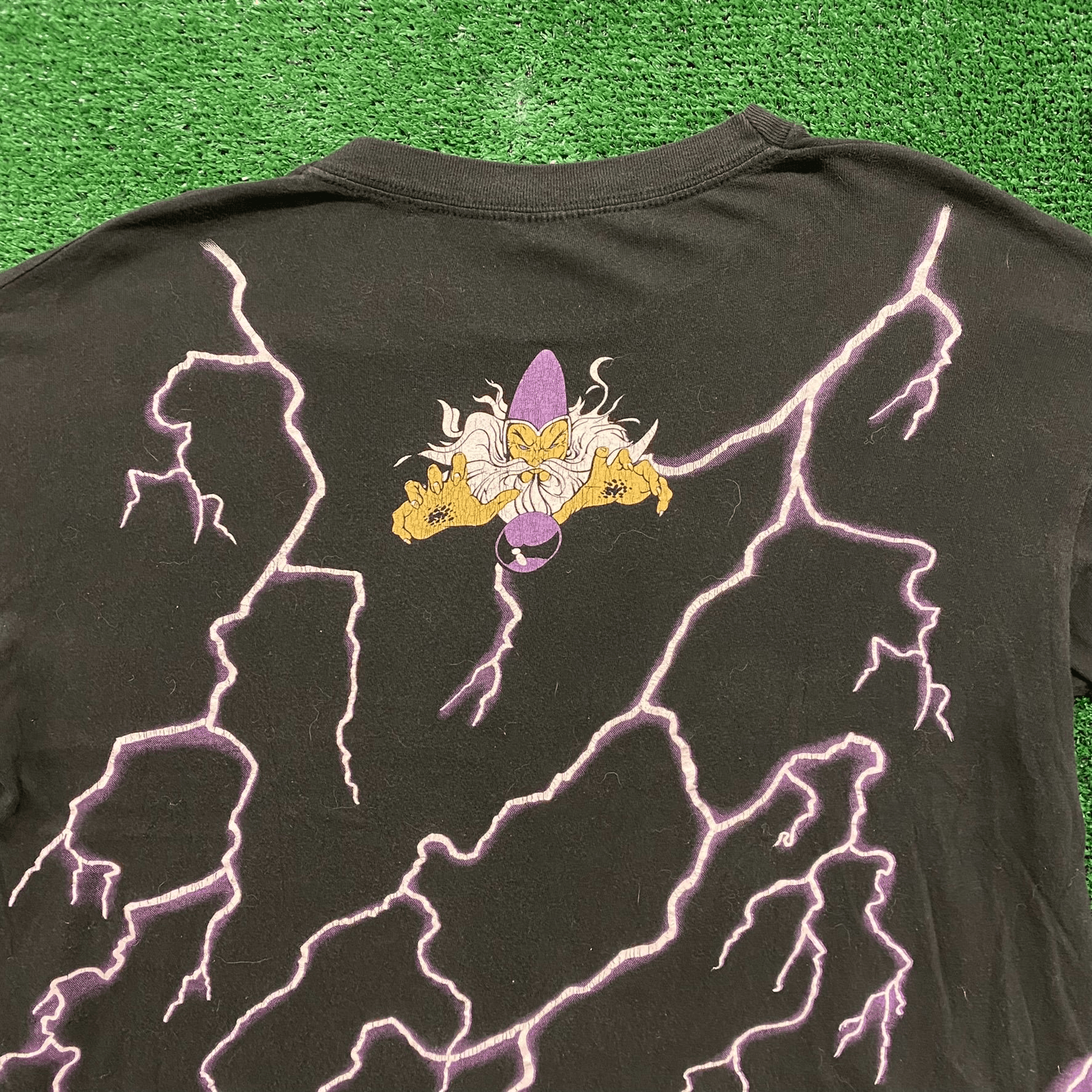 Vintage Crazy Vintage 90s American Thunder Merlin Wizard T-Shirt Size US L / EU 52-54 / 3 - 5 Thumbnail