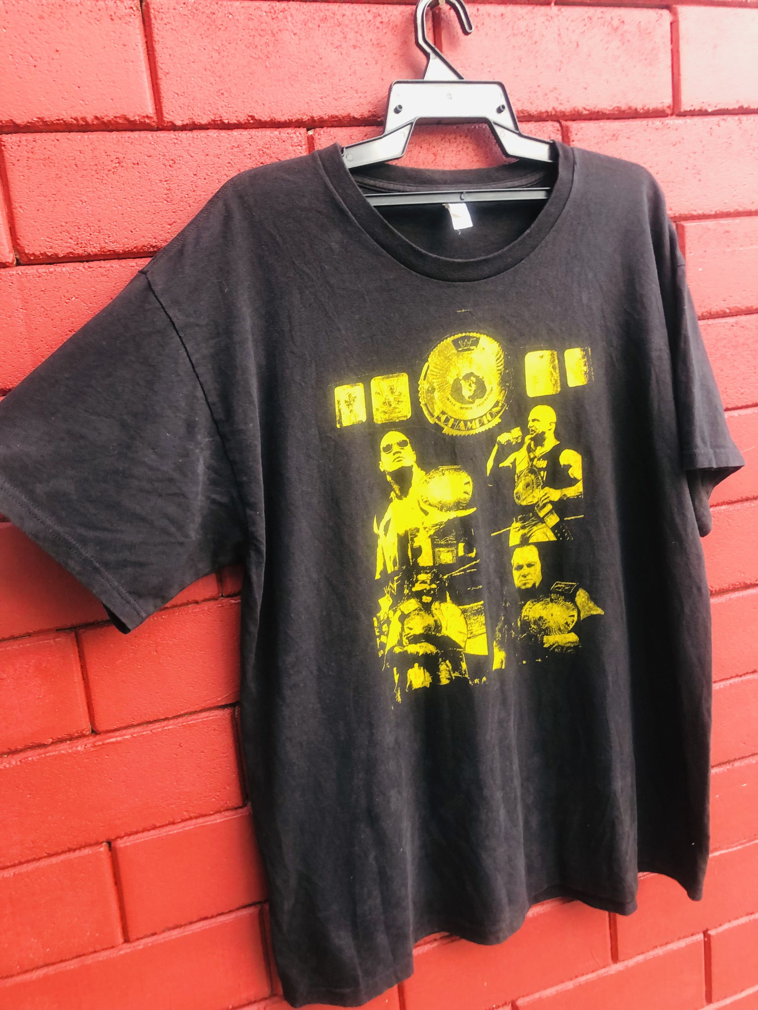 Vintage × WWF Vintage The Rock Vs Austin WWF Shirt Size US XL / EU 56 / 4 - 4 Thumbnail