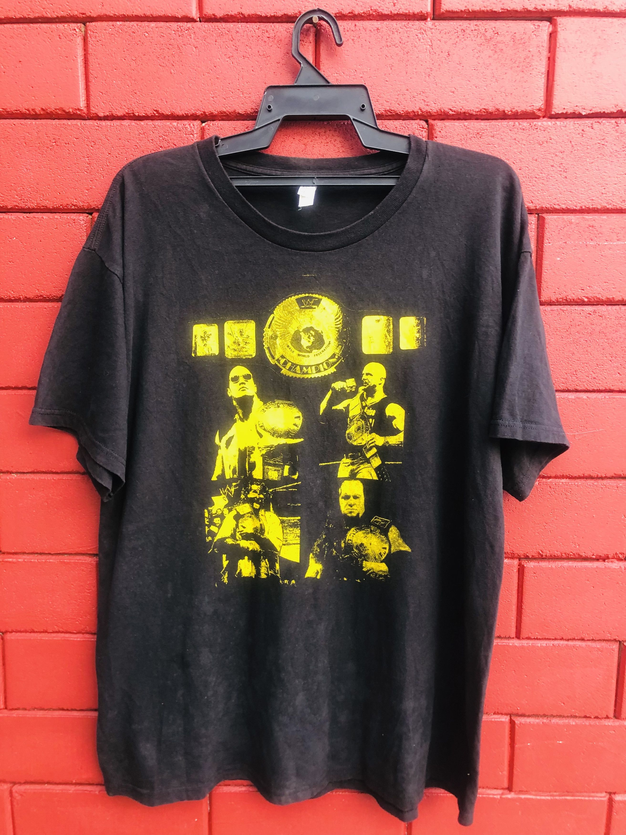 Vintage The Rock Vs Austin WWF Shirt