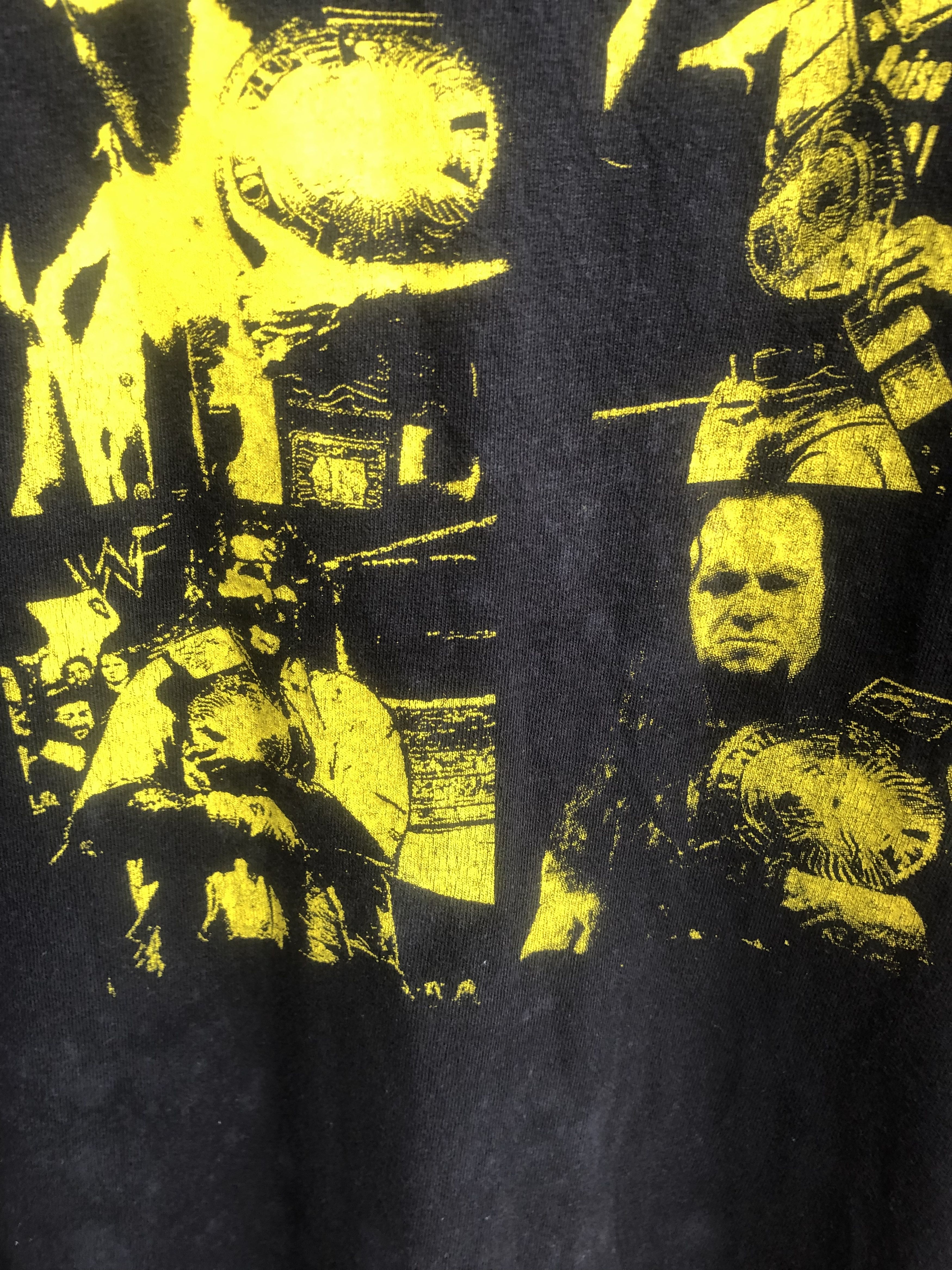 Vintage × WWF Vintage The Rock Vs Austin WWF Shirt Size US XL / EU 56 / 4 - 7 Thumbnail