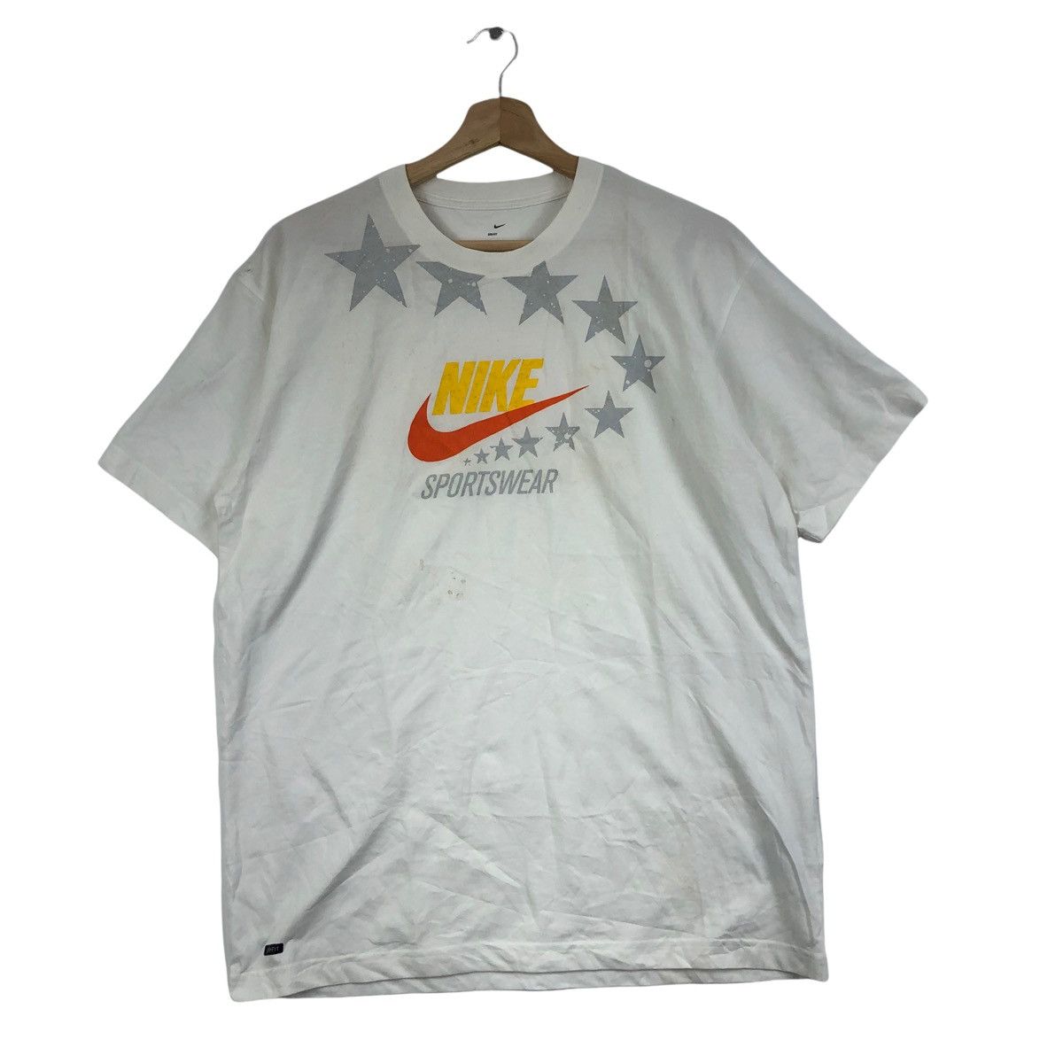 NIKE CENTER LOGO Swoosh All Star Tee Shirt Sportswear