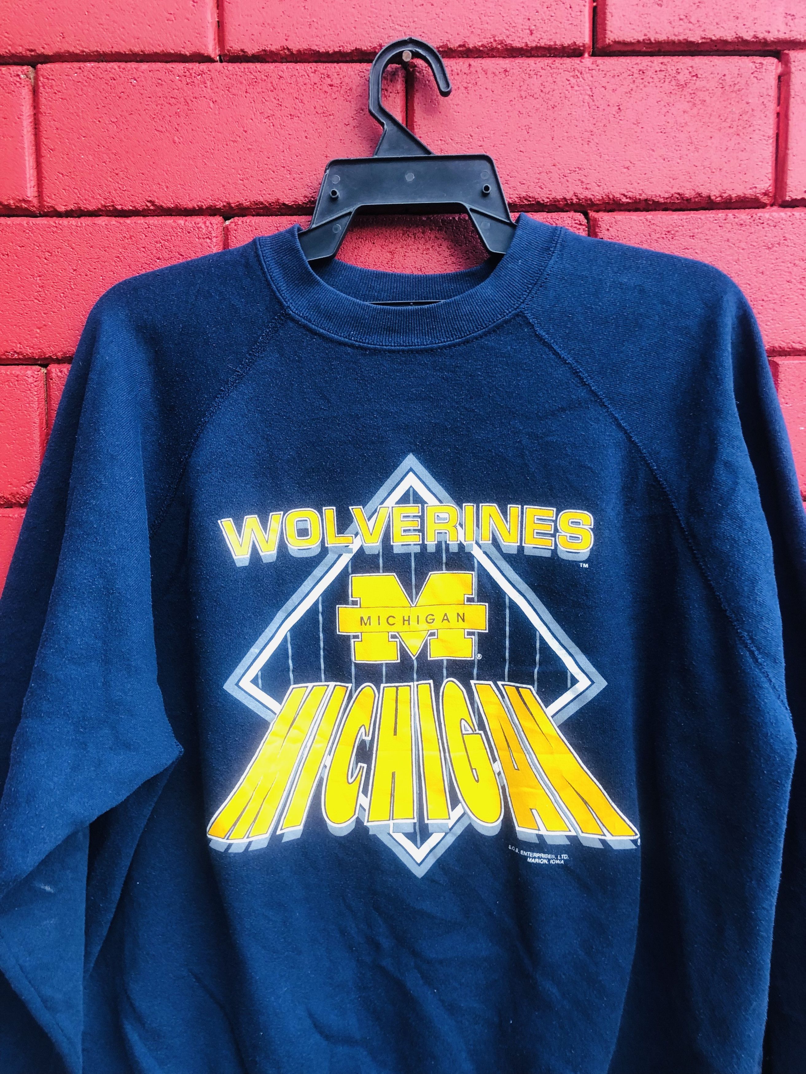 Japanese Brand × Vintage Vintage Wolverines Michigan Designer Streetwear Fashion Size US L / EU 52-54 / 3 - 3 Thumbnail