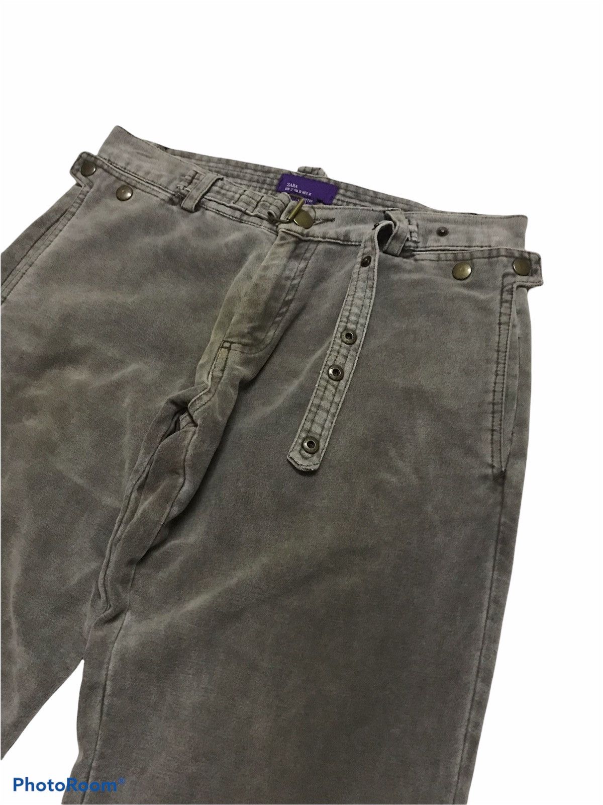 If Six Was Nine × Japanese Brand × Zara Vtg Japanese Zara Street wear Zip Pant Size US 31 - 9 Thumbnail