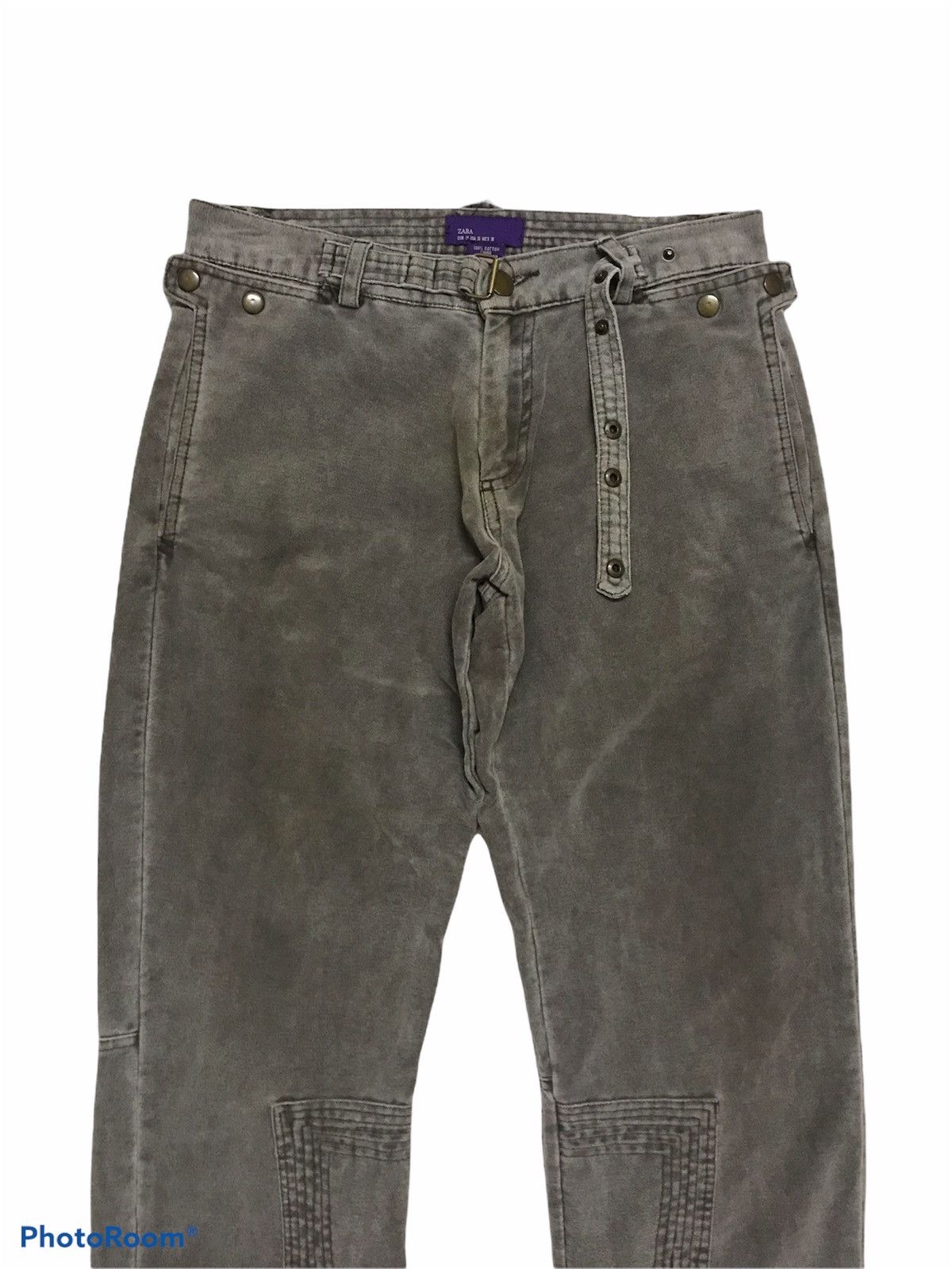 If Six Was Nine × Japanese Brand × Zara Vtg Japanese Zara Street wear Zip Pant Size US 31 - 7 Thumbnail