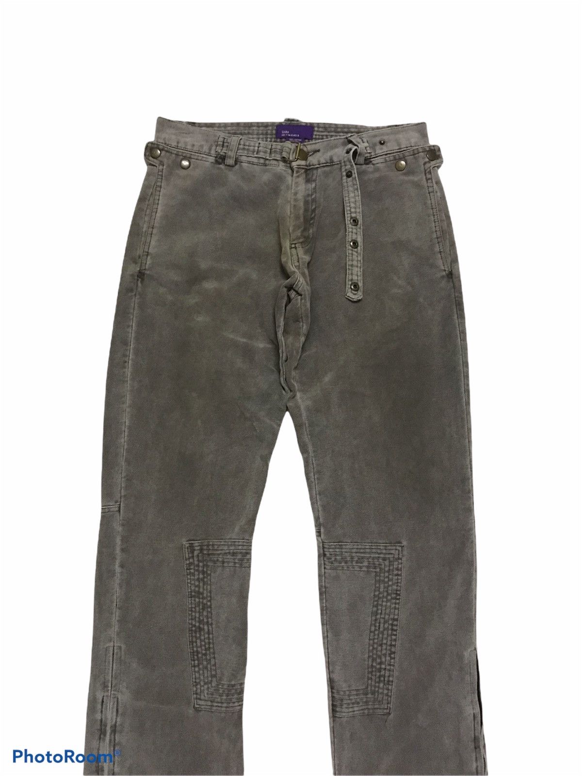 If Six Was Nine × Japanese Brand × Zara Vtg Japanese Zara Street wear Zip Pant Size US 31 - 4 Thumbnail