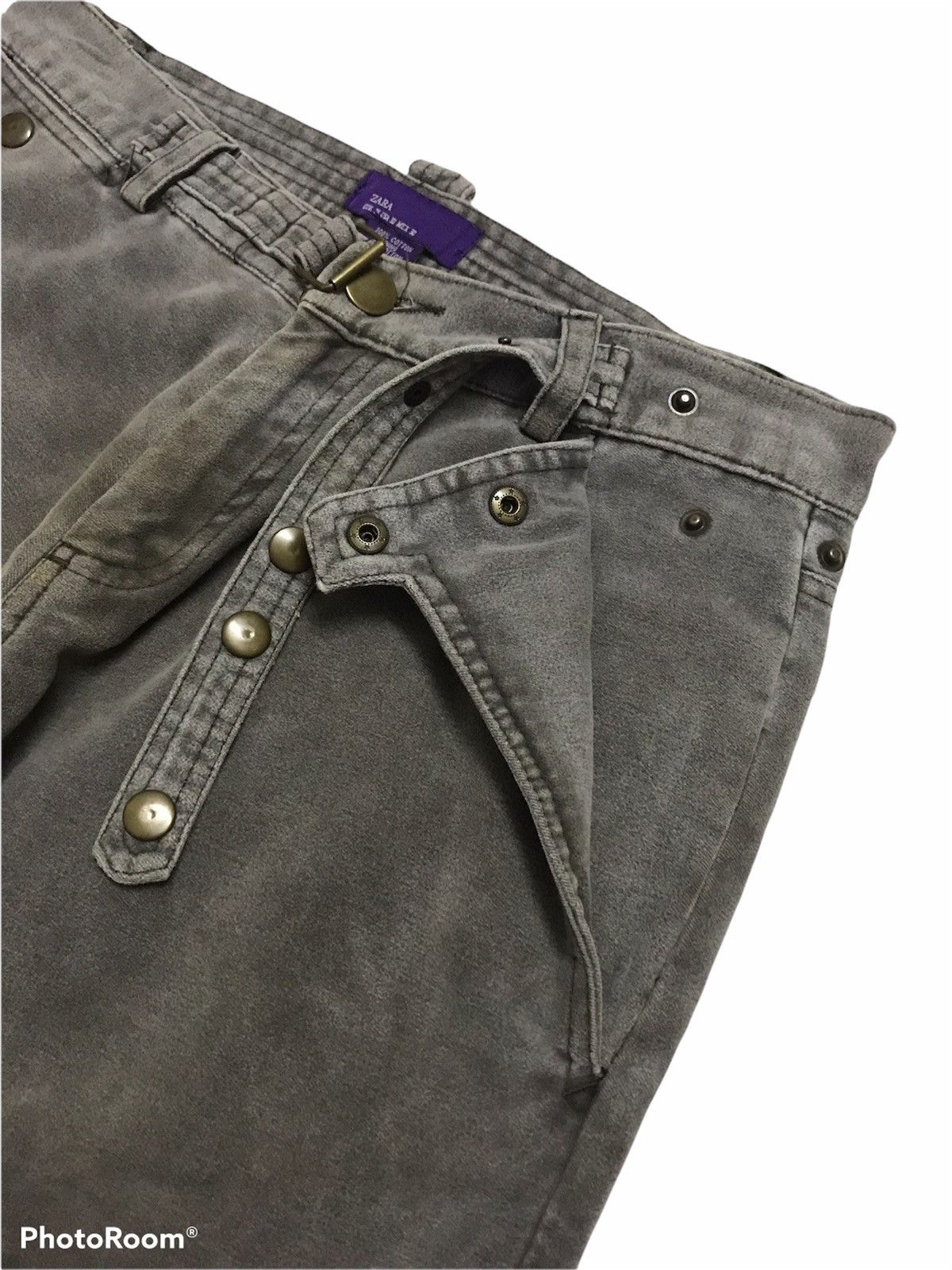 If Six Was Nine × Japanese Brand × Zara Vtg Japanese Zara Street wear Zip Pant Size US 31 - 3 Thumbnail