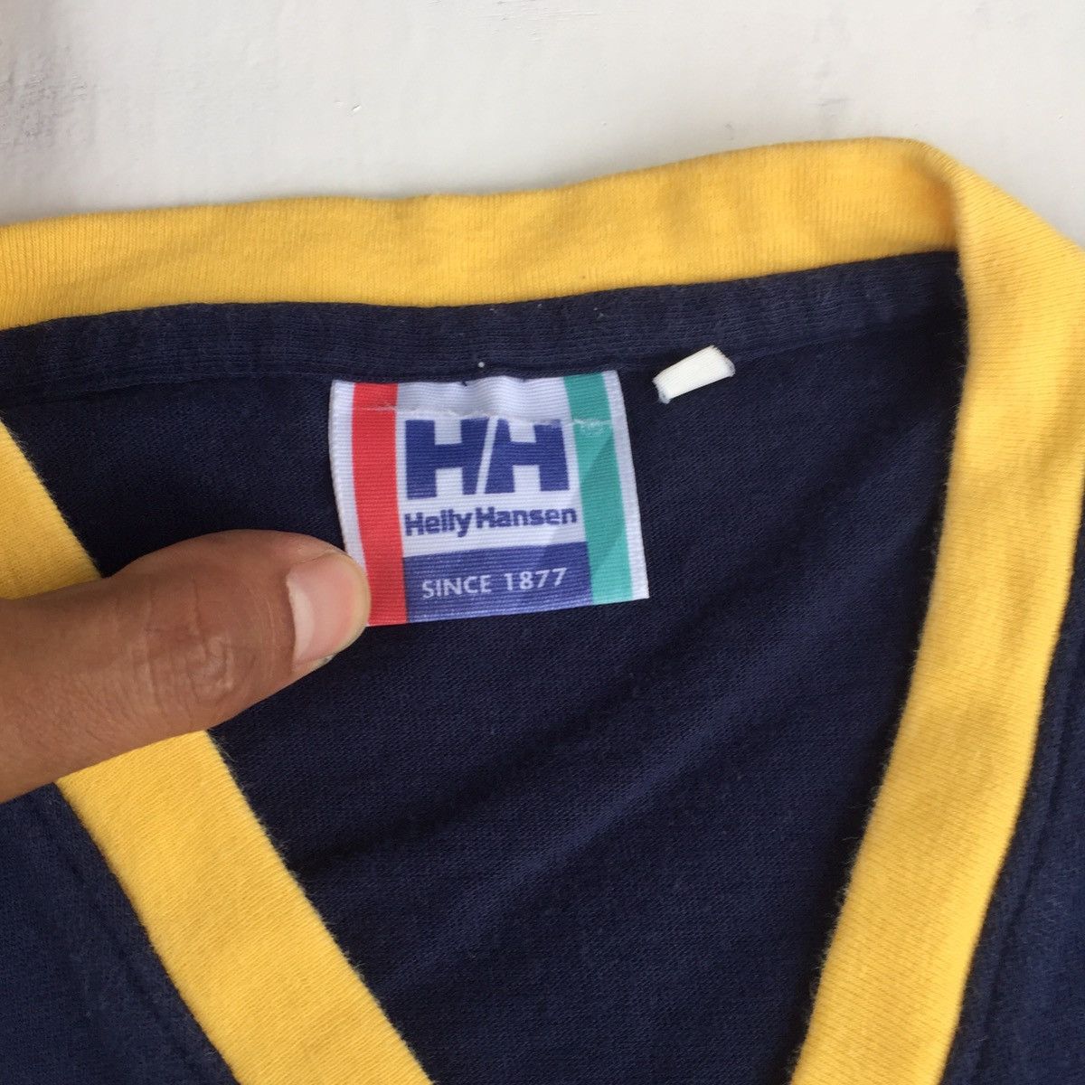 Helly Hansen × Vintage Helly Hansen Spell out Ringer T-shirts Size US M / EU 48-50 / 2 - 5 Thumbnail