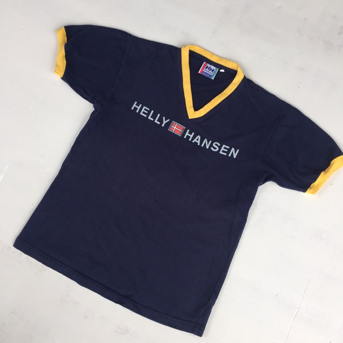 Helly Hansen × Vintage Helly Hansen Spell out Ringer T-shirts Size US M / EU 48-50 / 2 - 3 Thumbnail