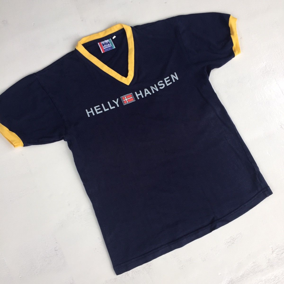Helly Hansen × Vintage Helly Hansen Spell out Ringer T-shirts Size US M / EU 48-50 / 2 - 2 Thumbnail