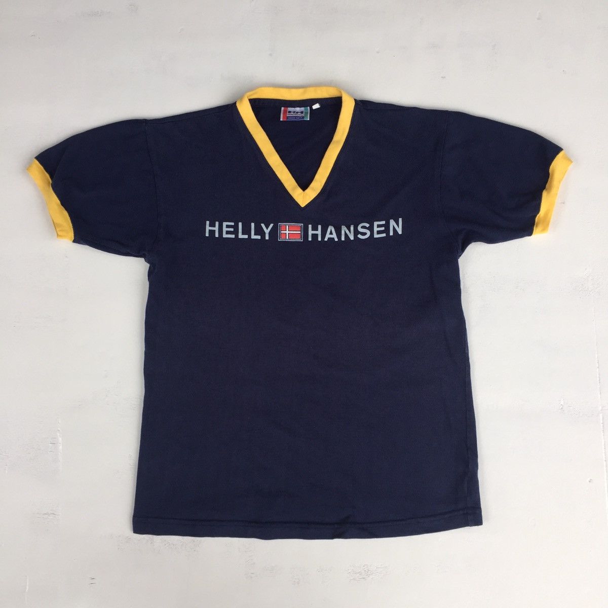 Helly Hansen × Vintage Helly Hansen Spell out Ringer T-shirts Size US M / EU 48-50 / 2 - 1 Thumbnail
