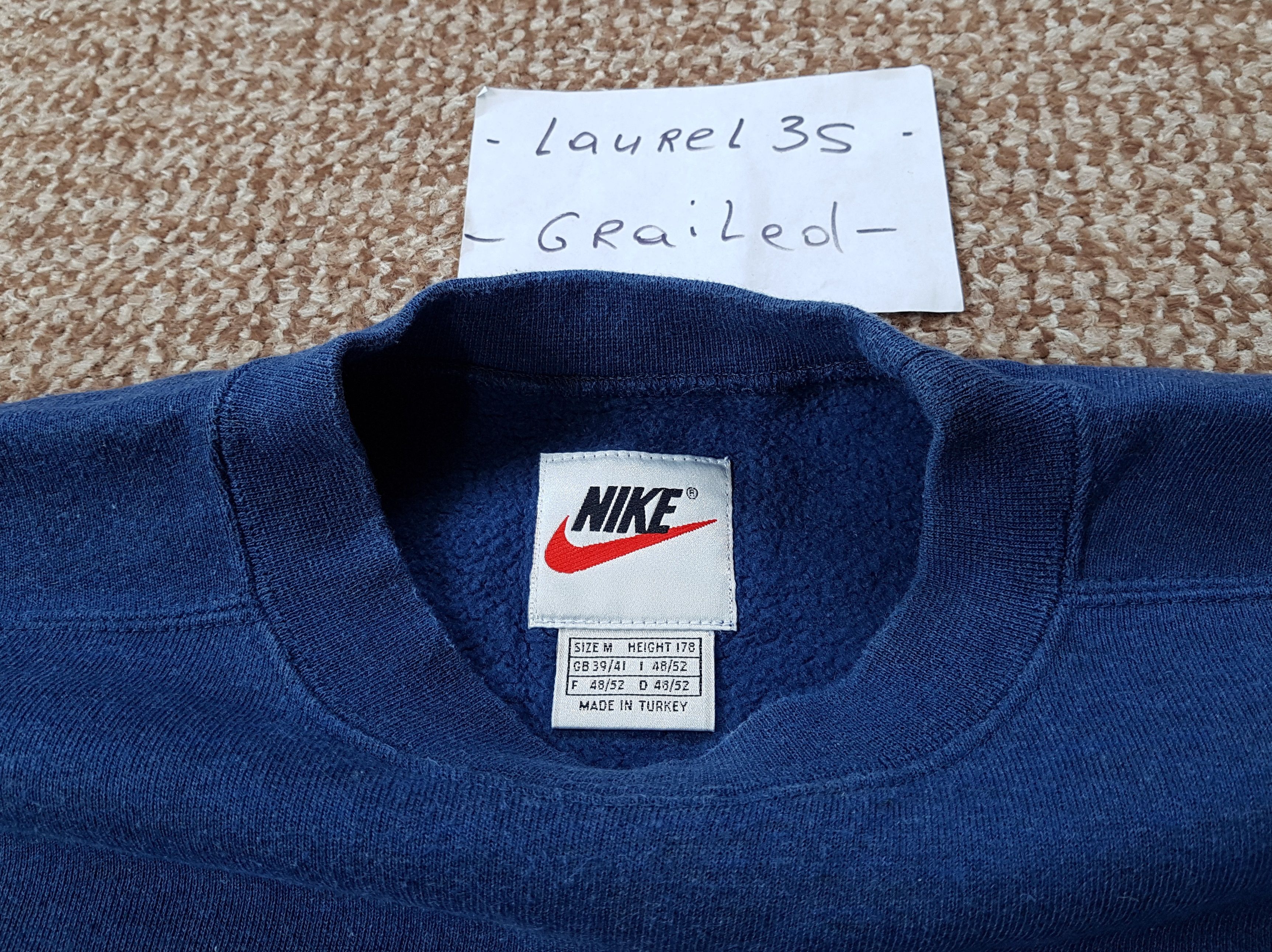 Nike Nike Y2K Vintage Sweatshirt Crewneck Swoosh size M Size US M / EU 48-50 / 2 - 8 Thumbnail