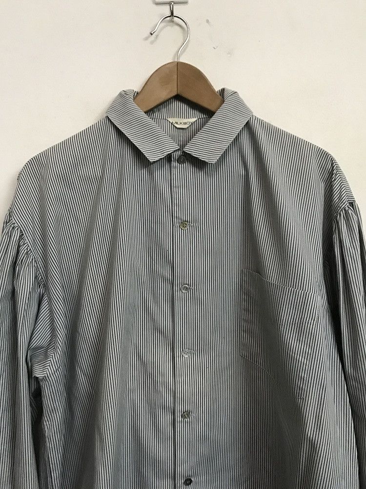 Japanese Brand Vintage MILK BOY Baggy Wide striped Button Shirt Size US XL / EU 56 / 4 - 2 Thumbnail