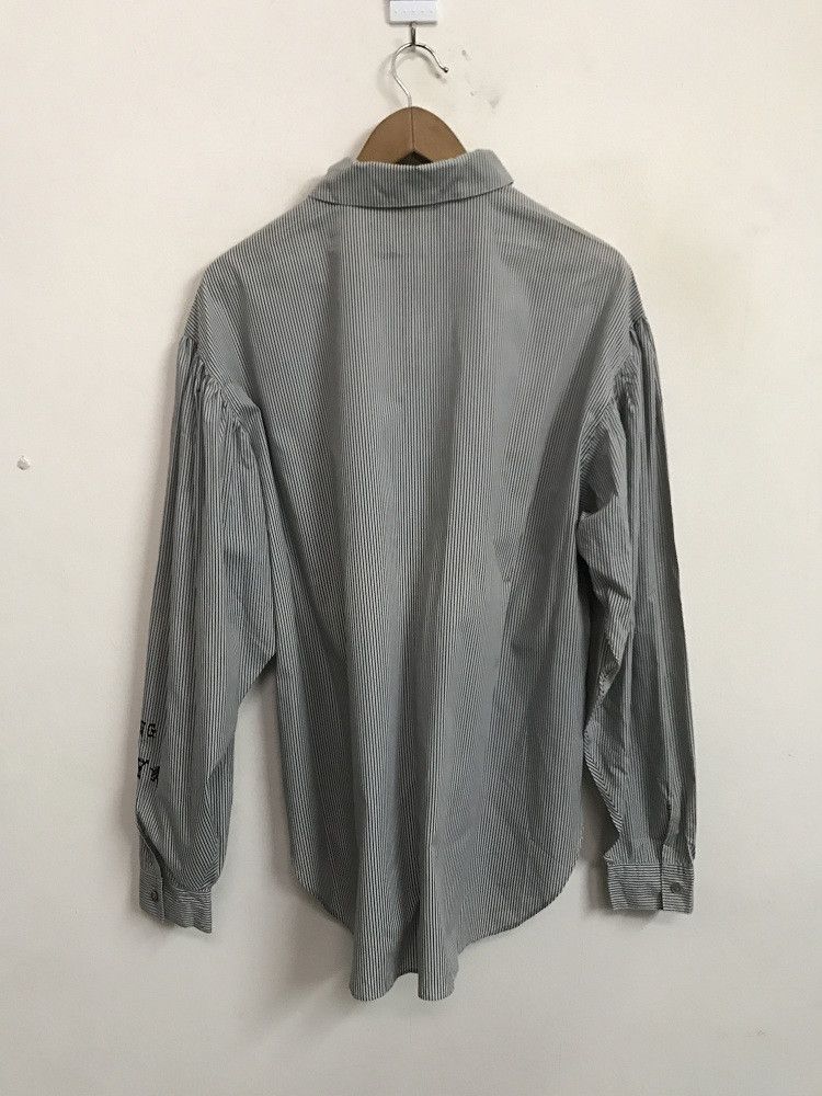 Japanese Brand Vintage MILK BOY Baggy Wide striped Button Shirt Size US XL / EU 56 / 4 - 8 Thumbnail