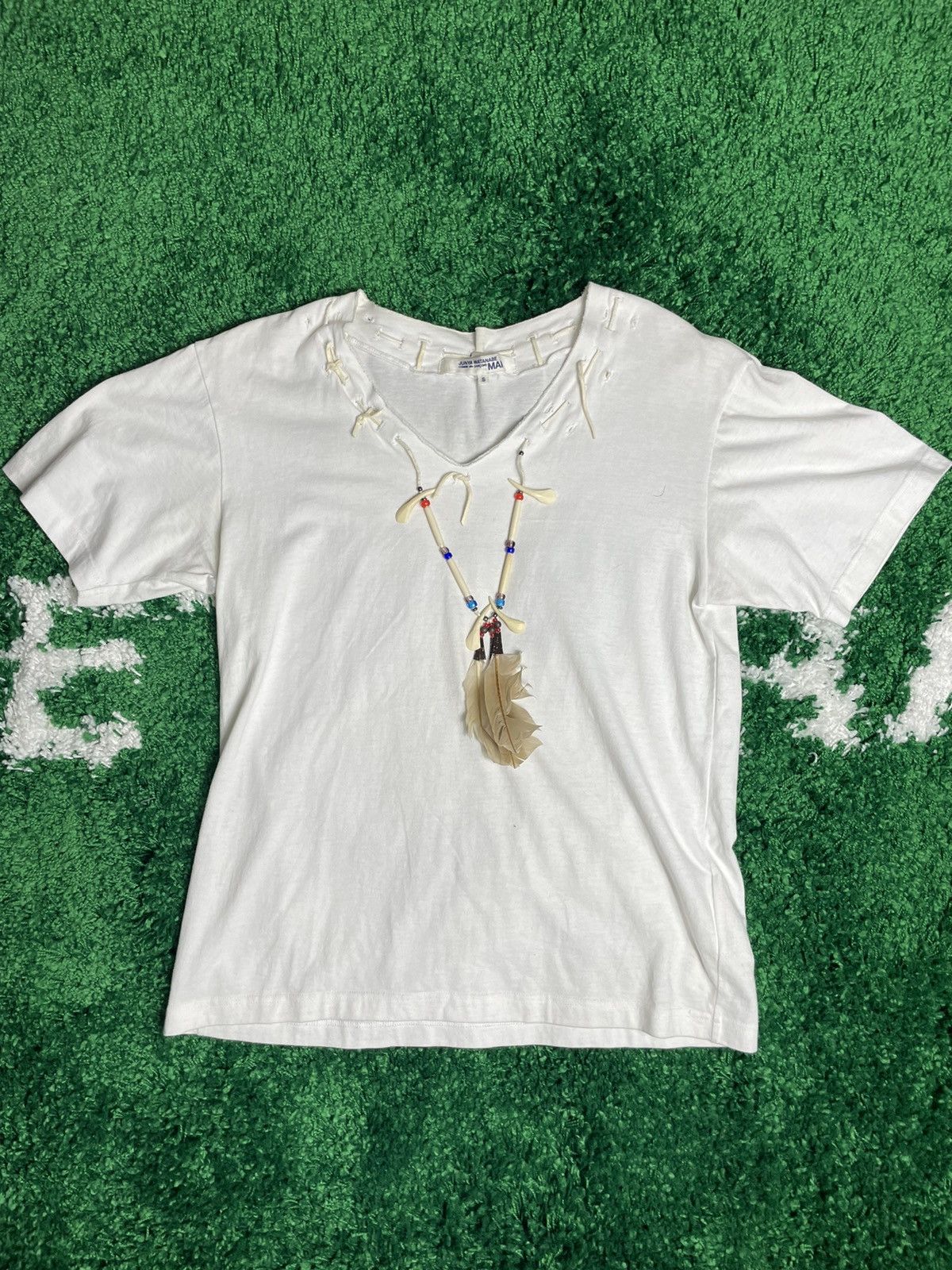 image of Junya Watanabe Bone Tee in White, Men's (Size Small)