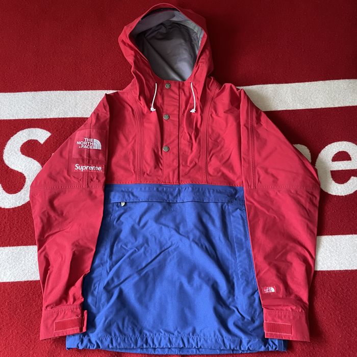 Supreme Supreme x TNF - Pullover Jacket Coat S/S 2010 Red Blue