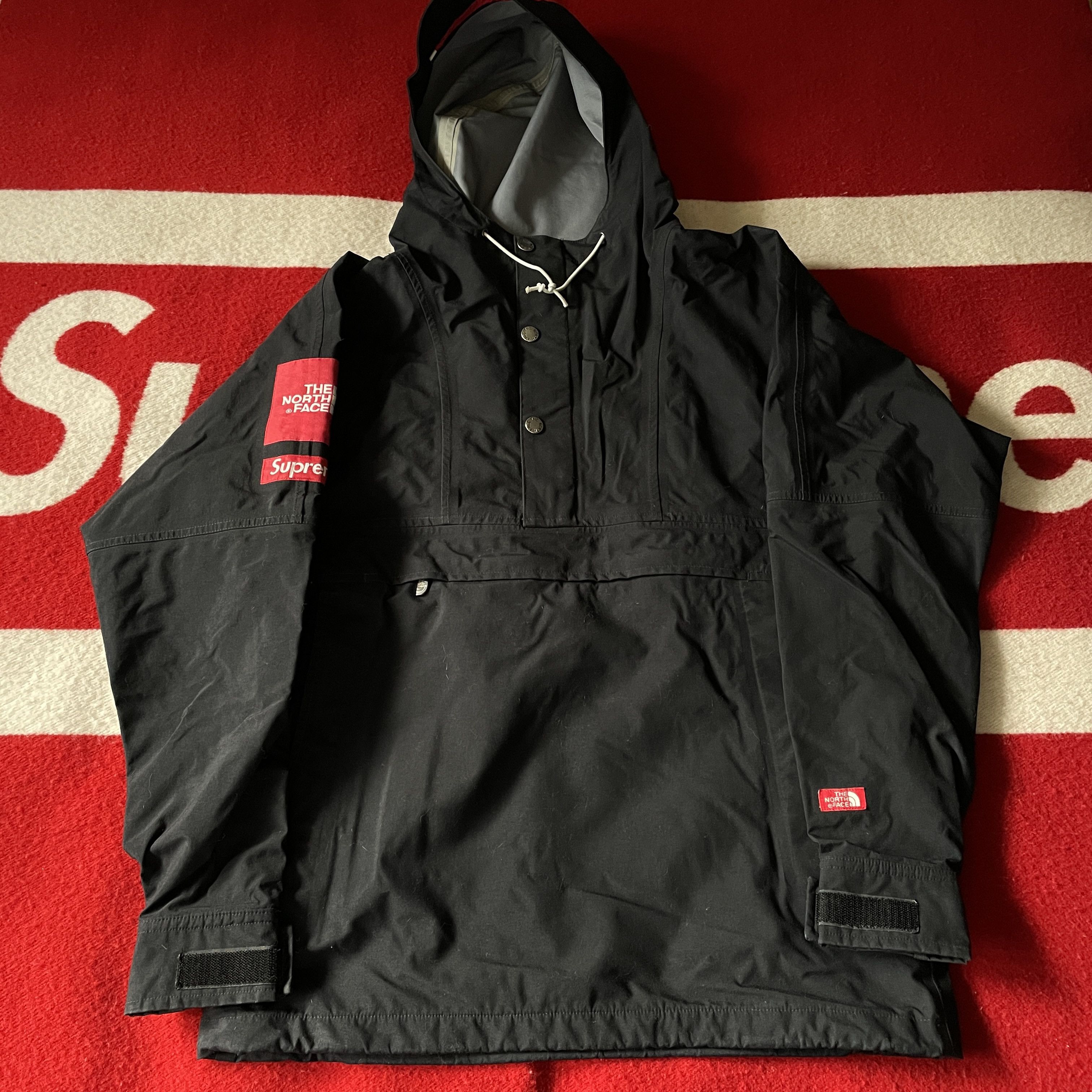 image of Supreme X Tnf - Pullover Jacket Coat S/s 2010 Black, Men's (Size Medium)