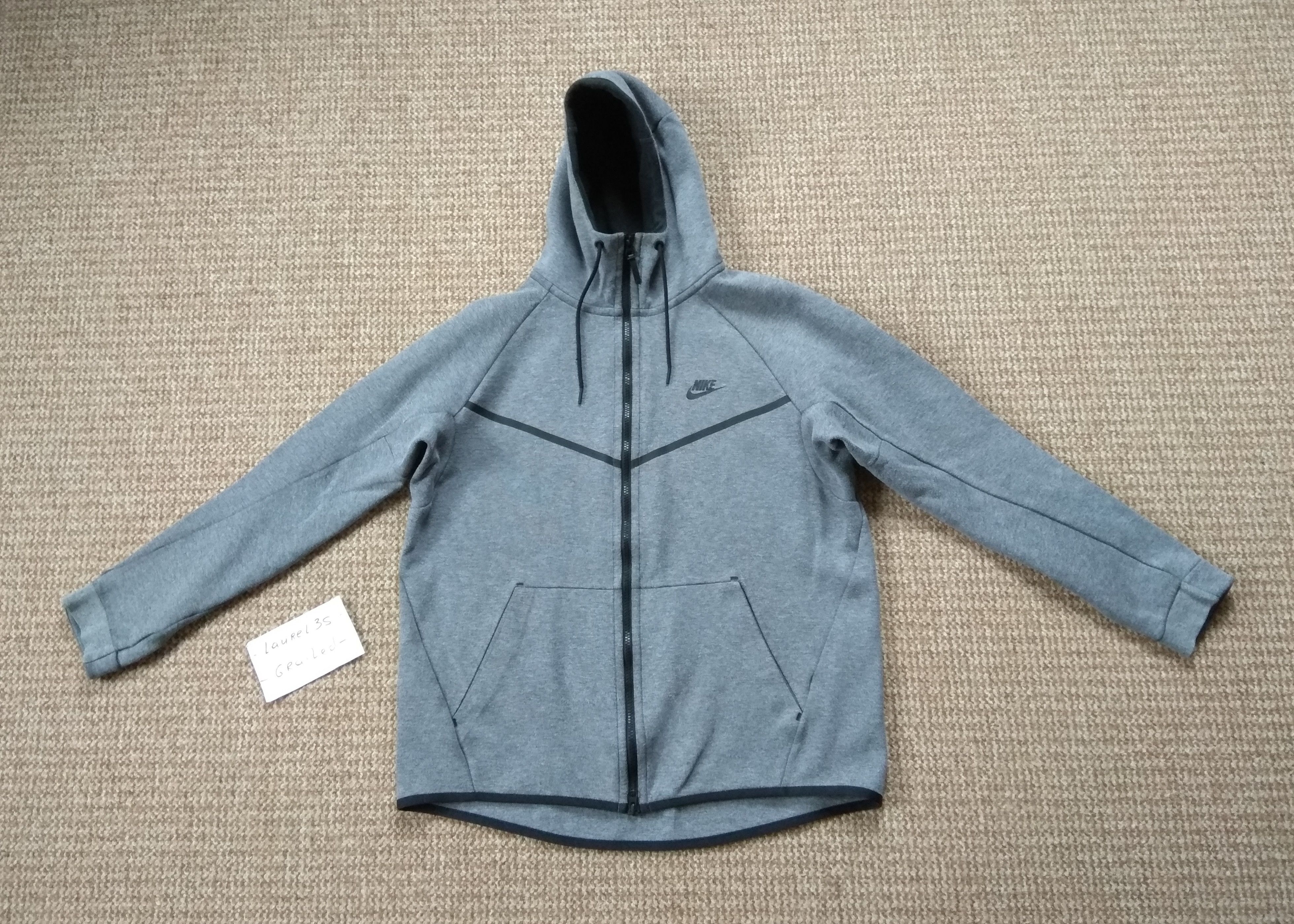 Nike NIKE Tech Fleece Windrunner Full Zip Hoodie Gray Size US L / EU 52-54 / 3 - 1 Thumbnail