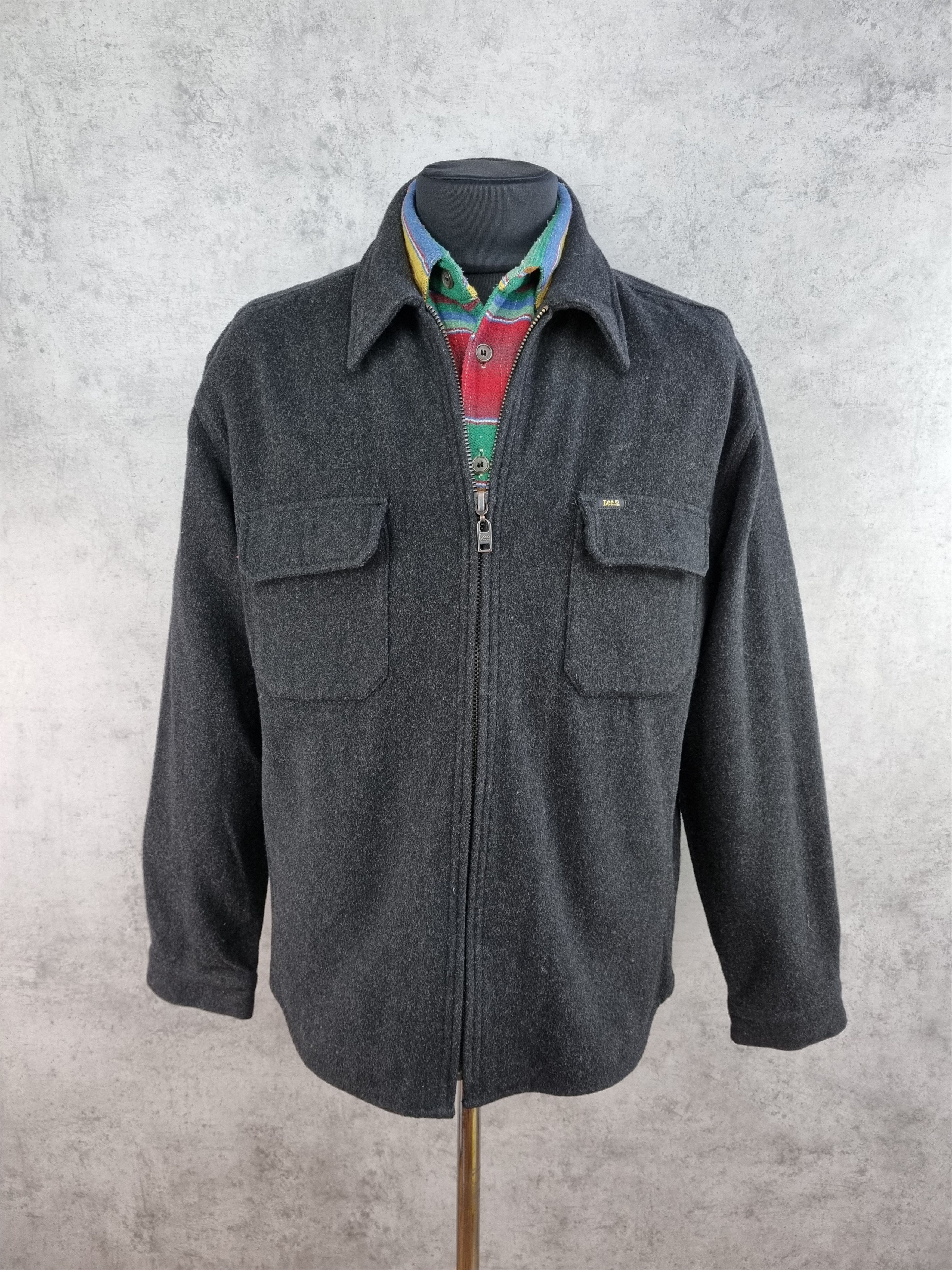 Lee Vintage LEE Union Made Wool Jacket Over Shirt Size US L / EU 52-54 / 3 - 1 Thumbnail