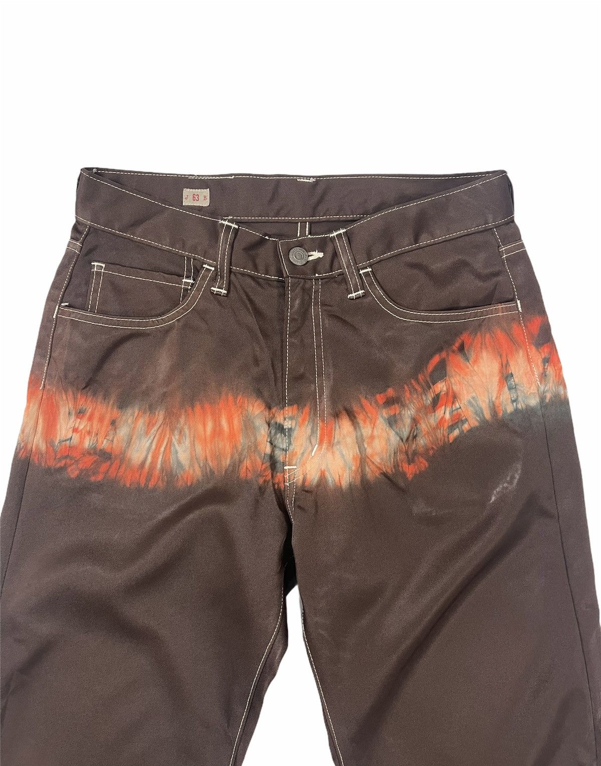 Johnbull John bull polyster pants abstract design Size US 29 - 4 Thumbnail