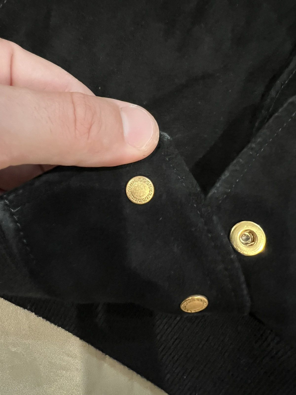 Versace versace Suede leather Bomber Jacket size 52 fits L $4500 Size US L / EU 52-54 / 3 - 3 Thumbnail