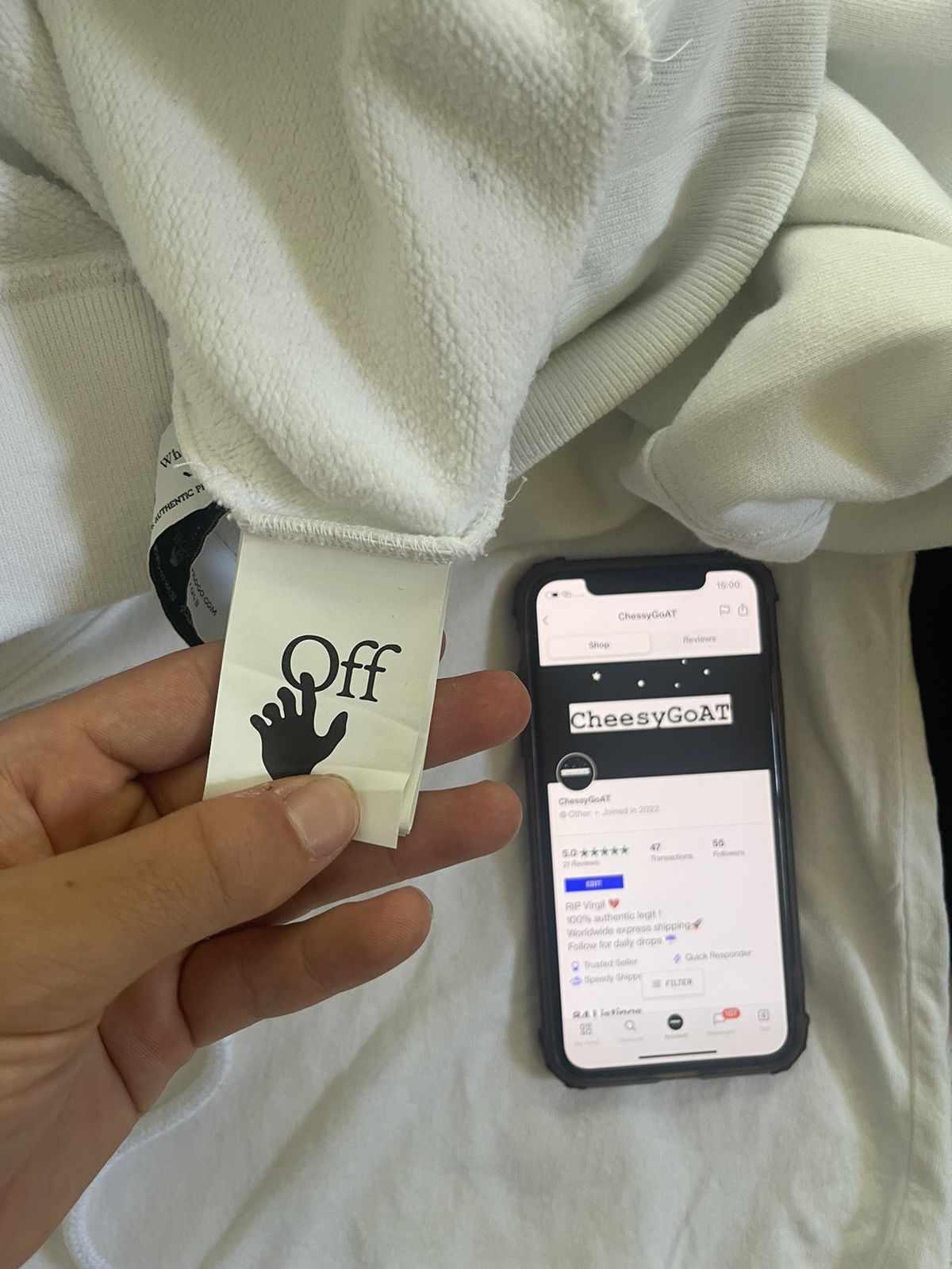 Off-White Off white Monalisa hoodie Size US M / EU 48-50 / 2 - 8 Thumbnail