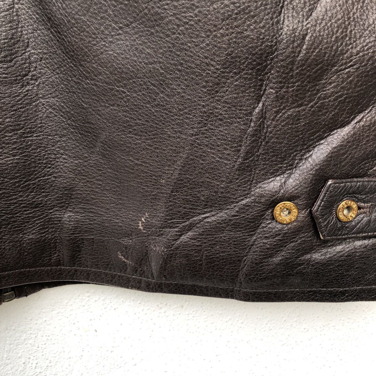 Genuine Leather 📣TOMMY HILFIGER VEST LEATHER JACKET Size US M / EU 48-50 / 2 - 8 Thumbnail