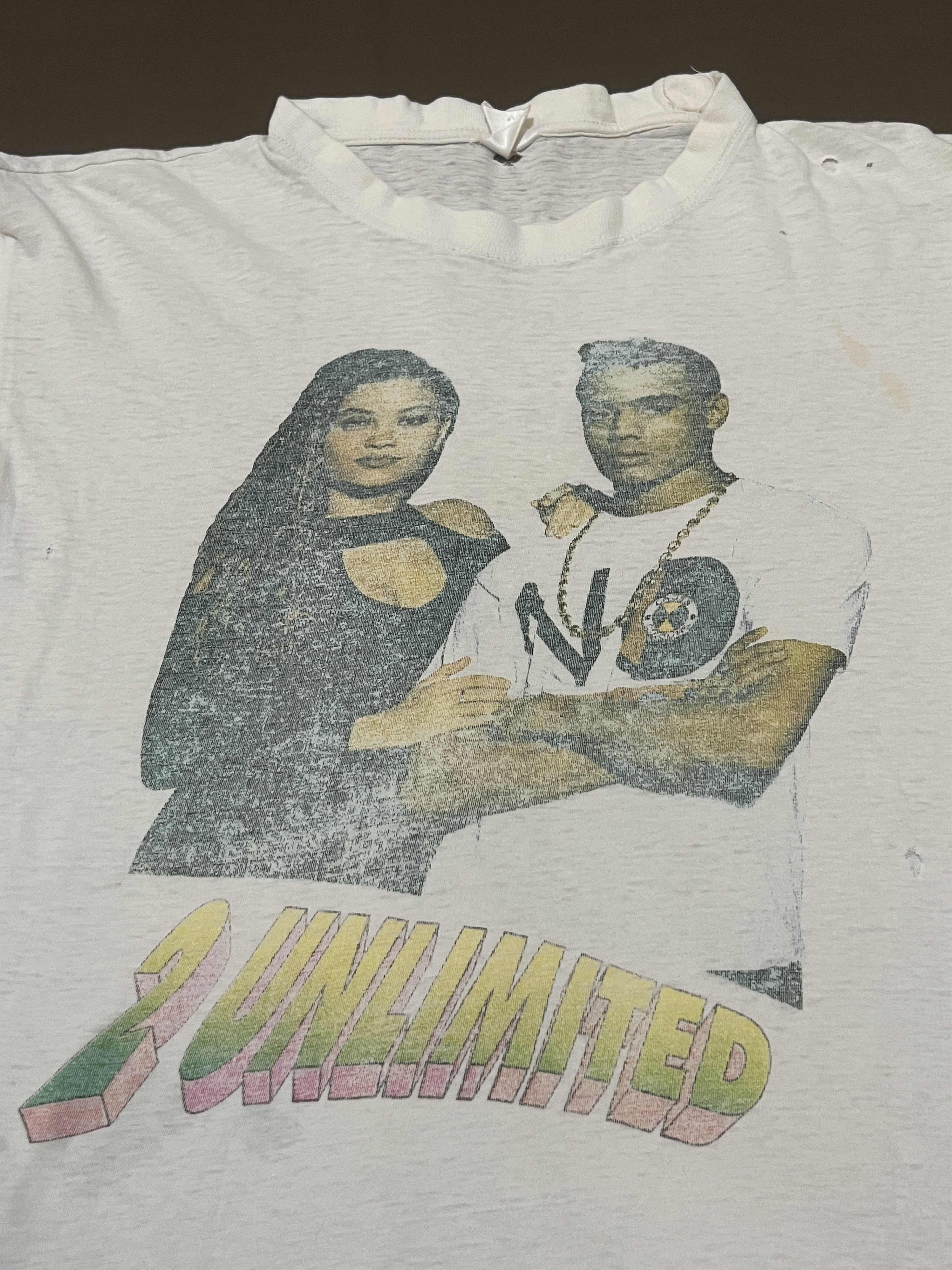 Vtg 2 Unlimited Dutch Eurodance House Techno Promo Tee Shirt