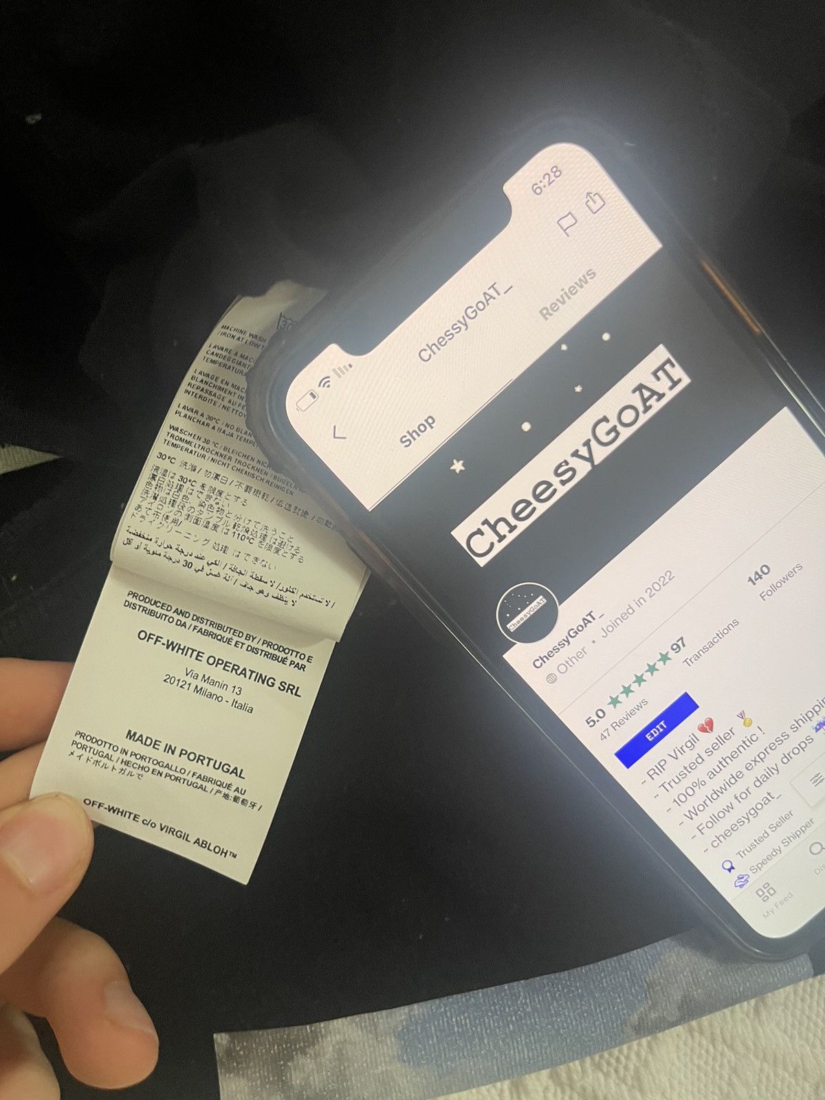 Off-White Off white mini sea tee *limited* Size US M / EU 48-50 / 2 - 11 Thumbnail