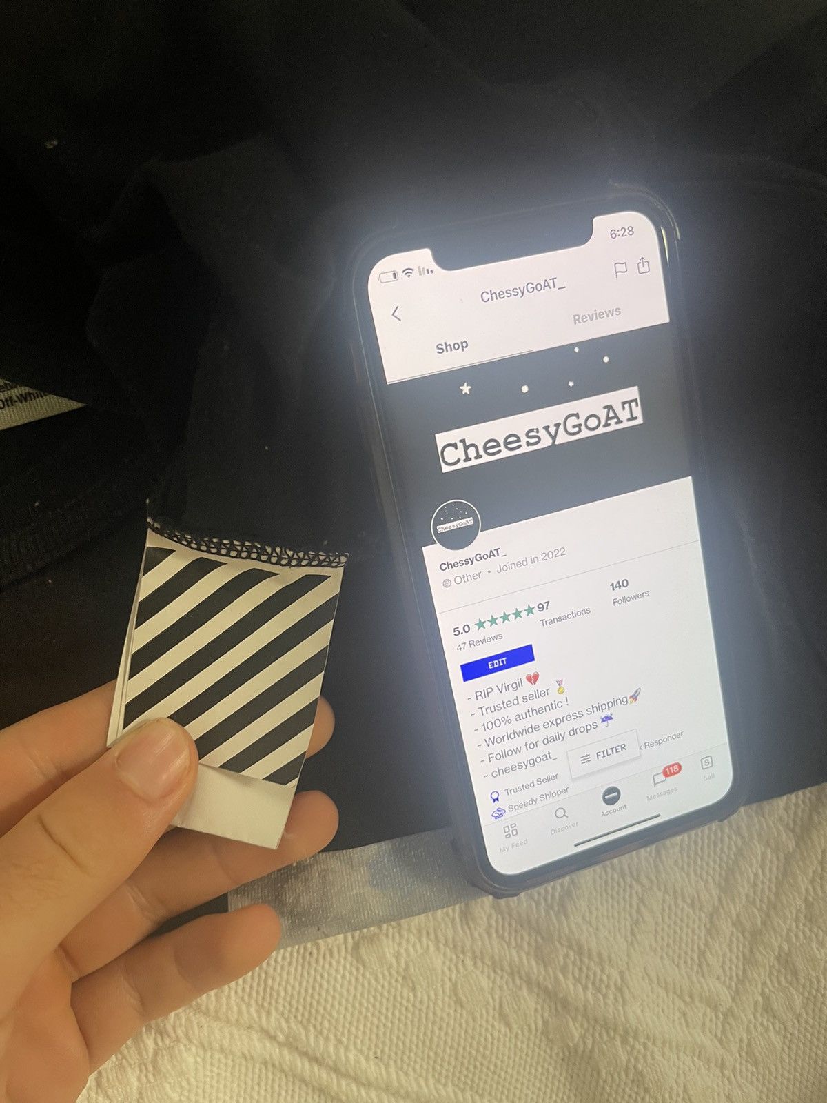 Off-White Off white mini sea tee *limited* Size US M / EU 48-50 / 2 - 10 Thumbnail