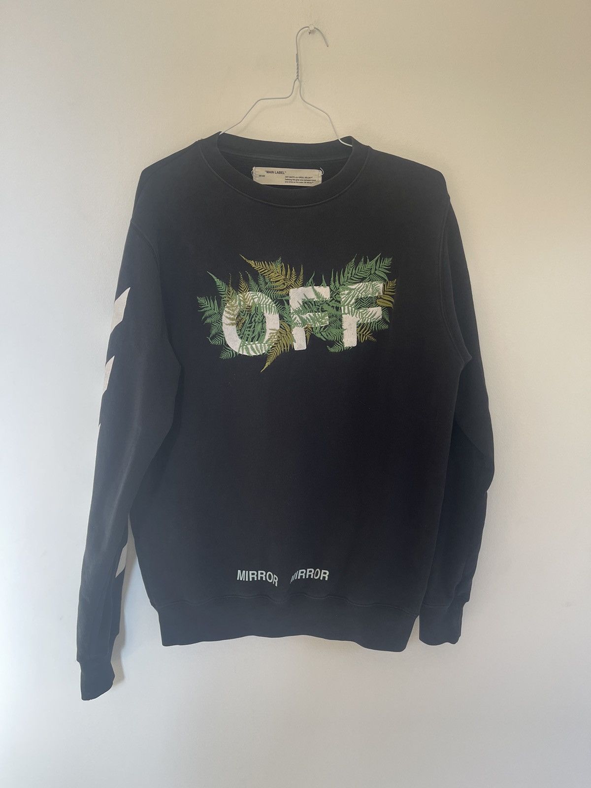 Off-White OFF-WHITE FERNS EMBROIDERED Crewneck Size US M / EU 48-50 / 2 - 3 Thumbnail
