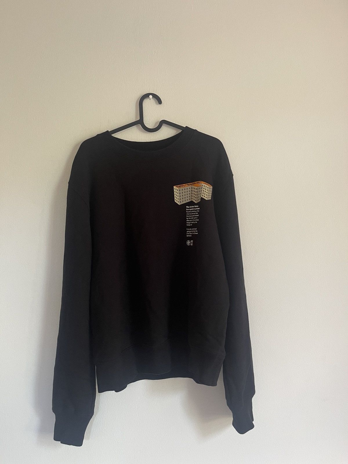Off-White Off white F building Rationalism Crewneck Size US M / EU 48-50 / 2 - 2 Thumbnail