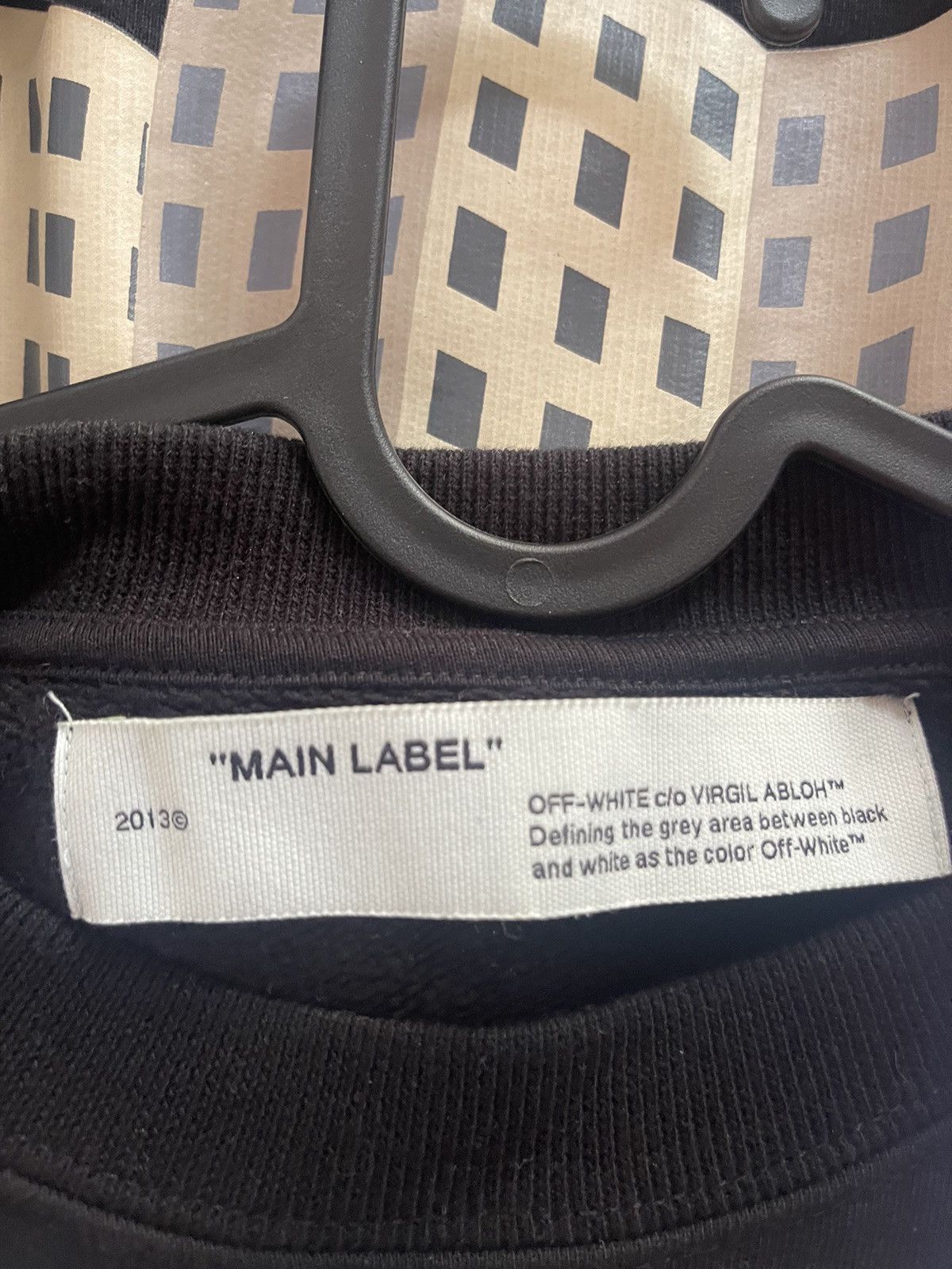 Off-White Off white F building Rationalism Crewneck Size US M / EU 48-50 / 2 - 6 Thumbnail