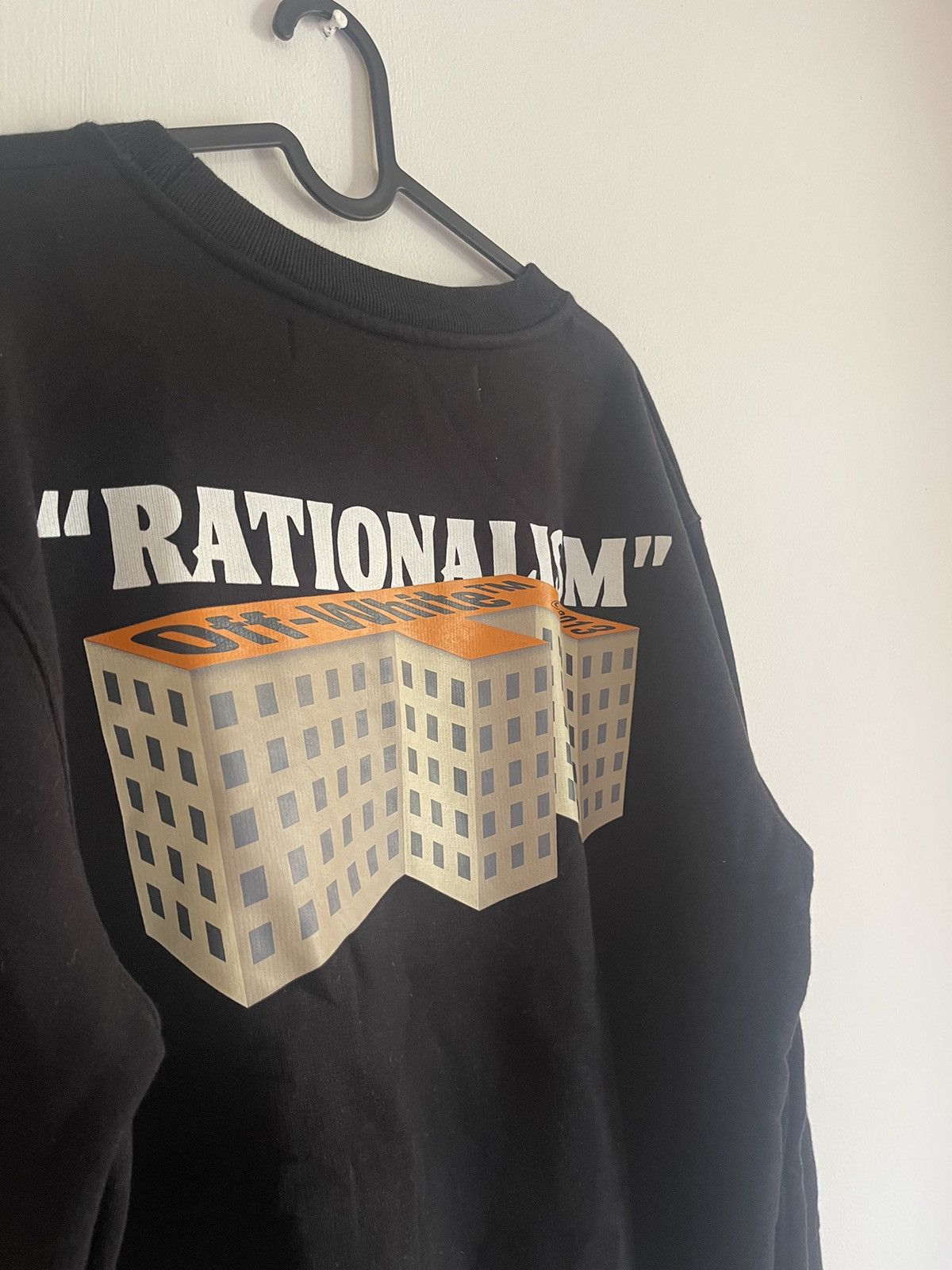 Off-White Off white F building Rationalism Crewneck Size US M / EU 48-50 / 2 - 4 Thumbnail