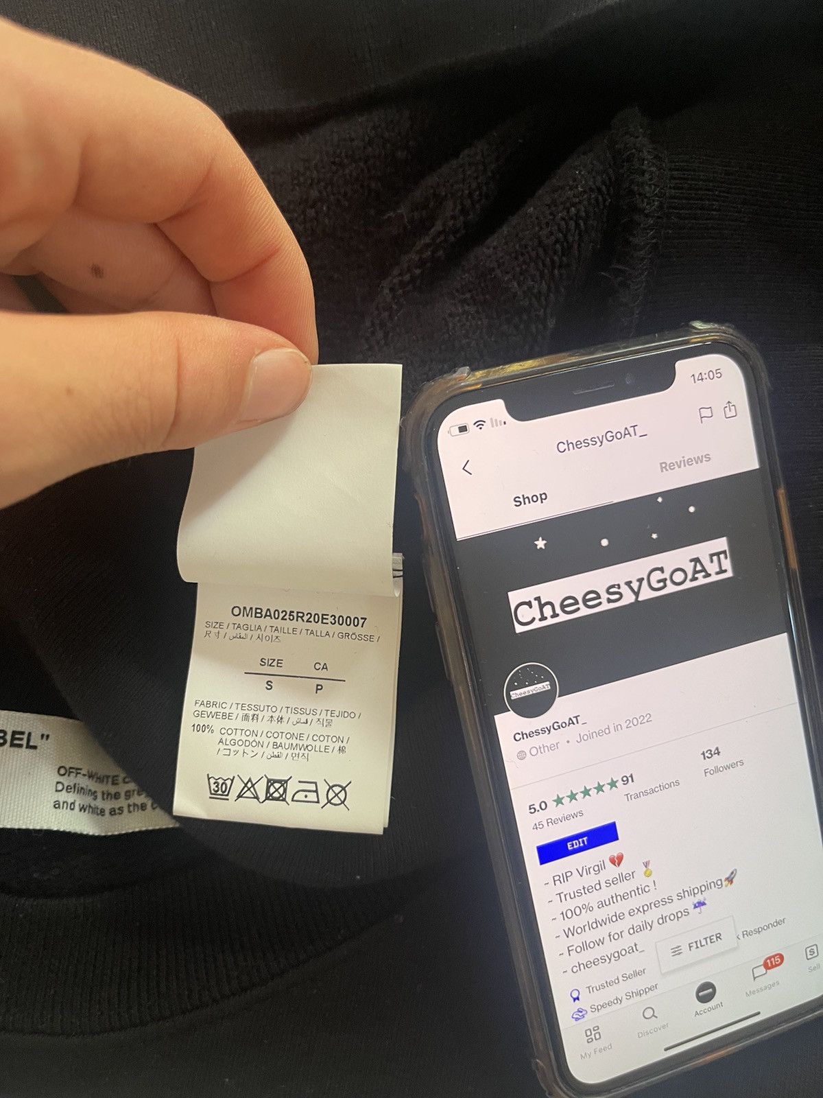 Off-White Off white F building Rationalism Crewneck Size US M / EU 48-50 / 2 - 9 Thumbnail