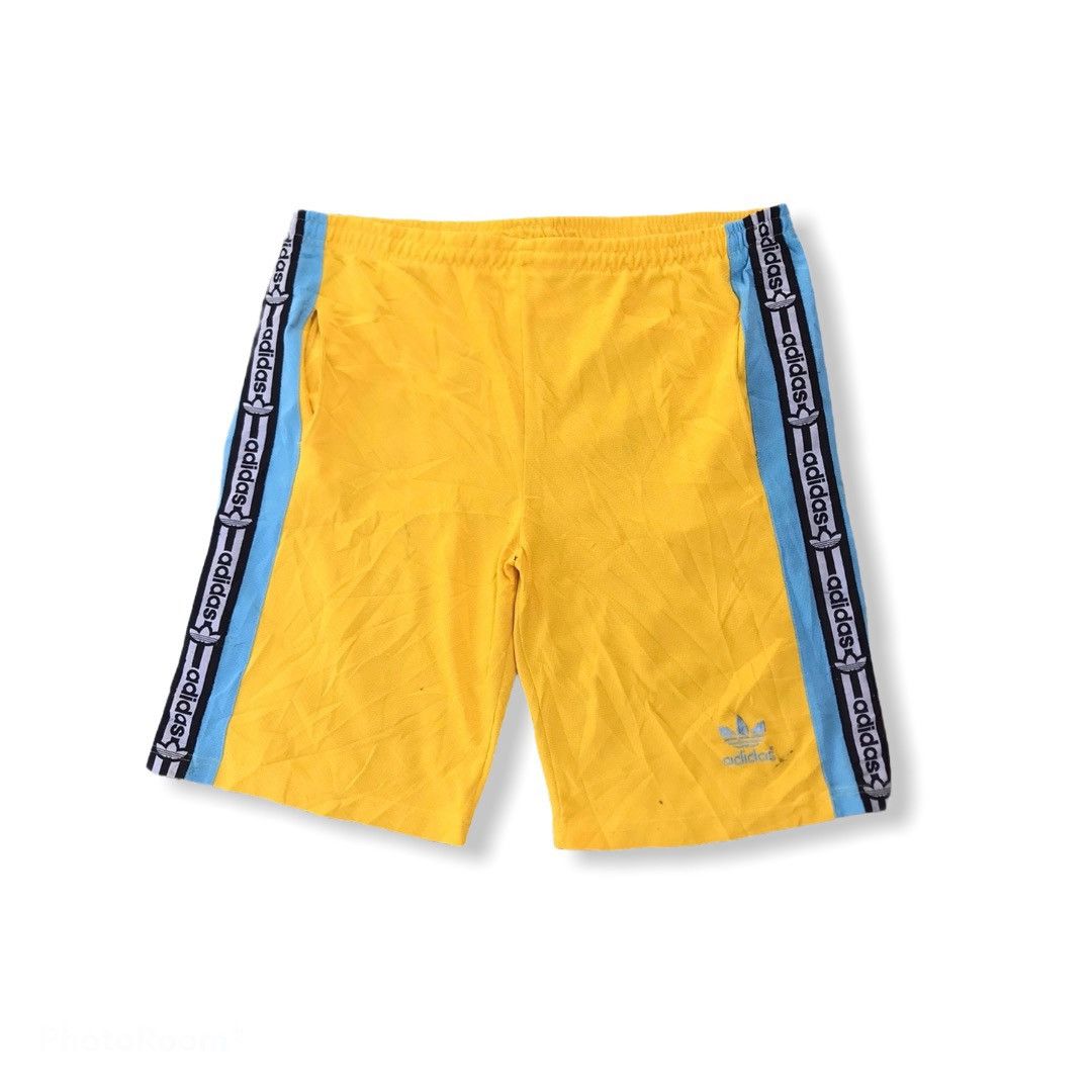 Adidas × Vintage Vintage 90s Adidas trefoil Sidetape Short Pant Size US 39 - 1 Thumbnail