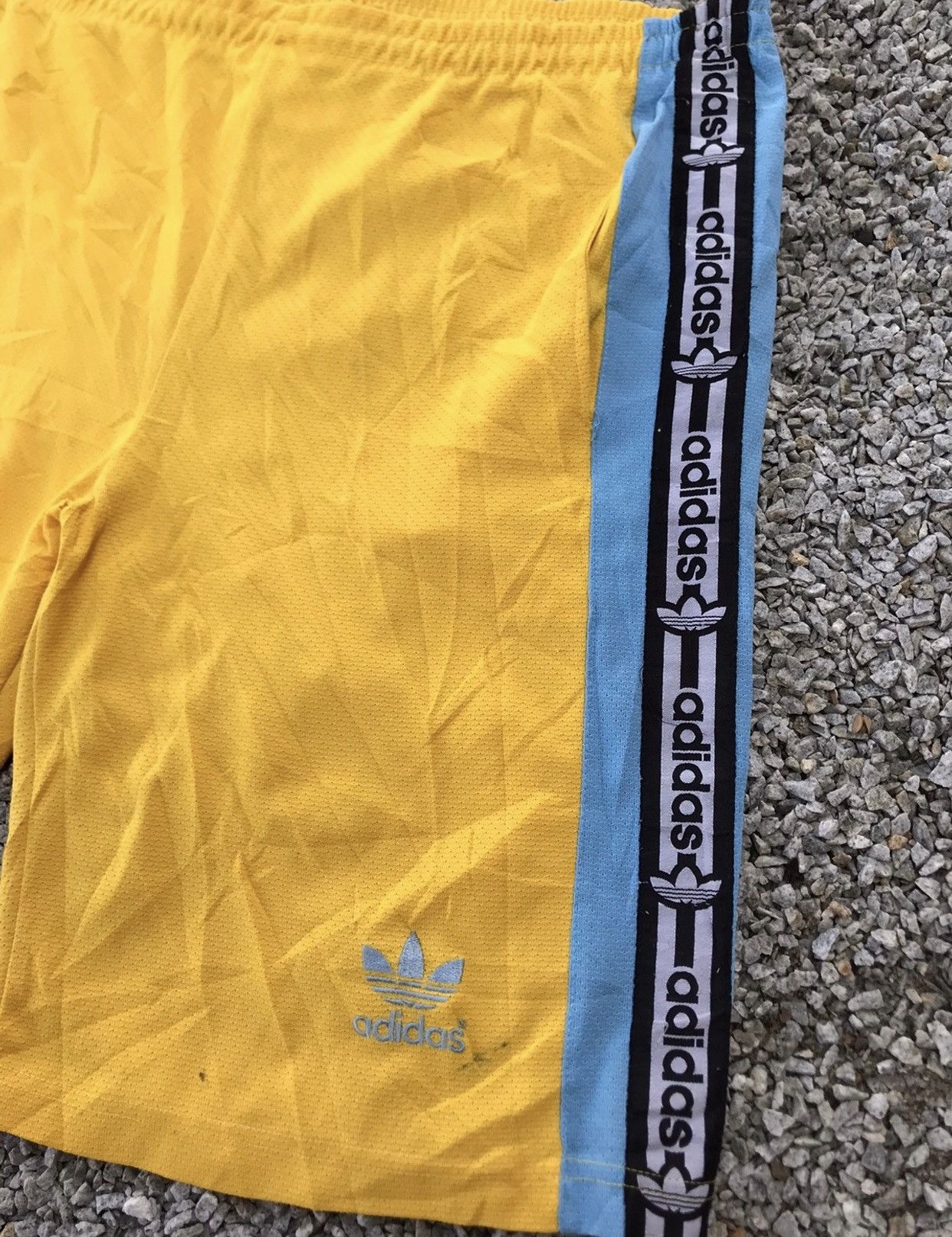 Adidas × Vintage Vintage 90s Adidas trefoil Sidetape Short Pant Size US 39 - 3 Thumbnail