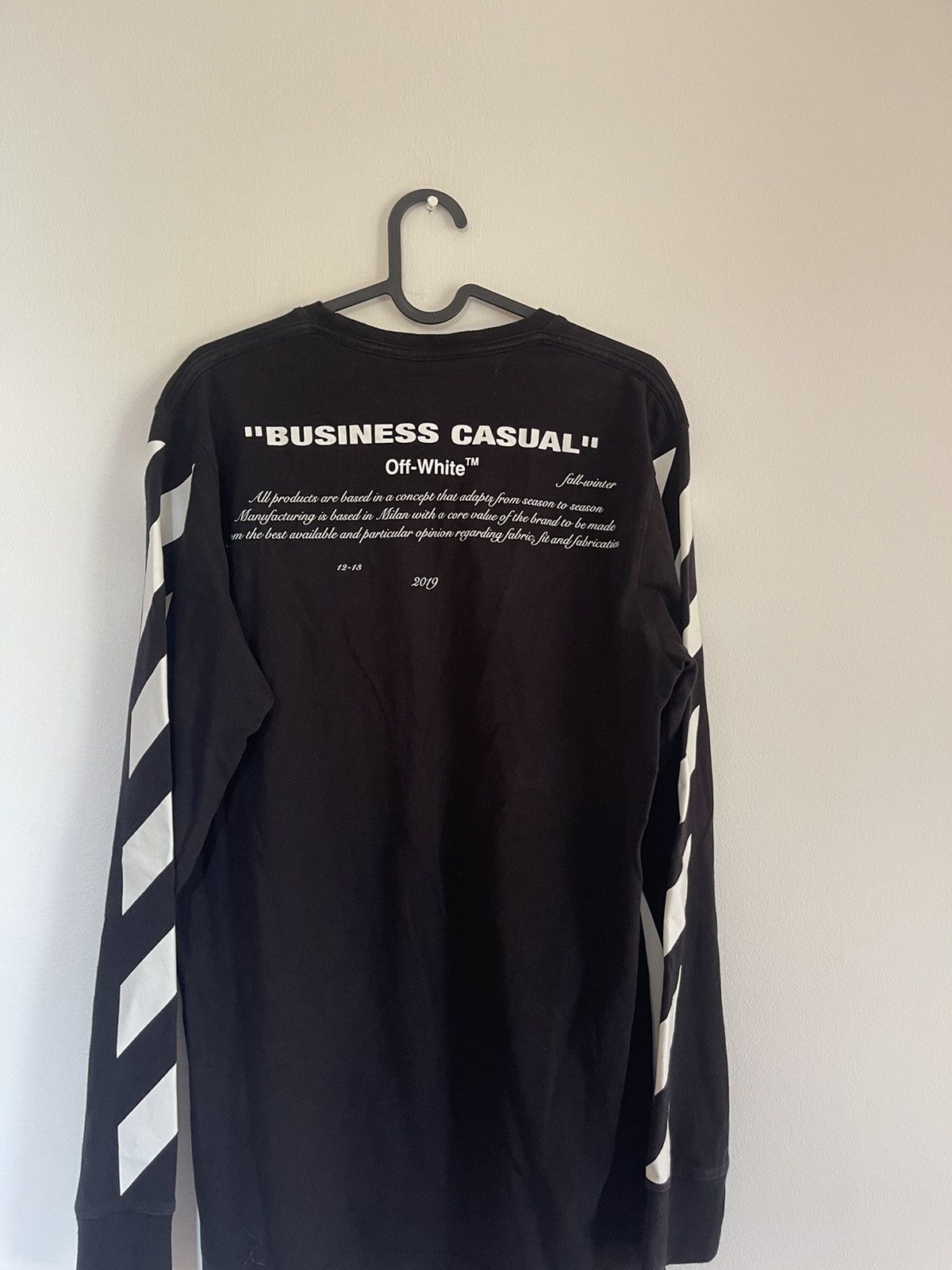 Off-White Off white Bernini Long sleeve TEE Size US M / EU 48-50 / 2 - 5 Thumbnail