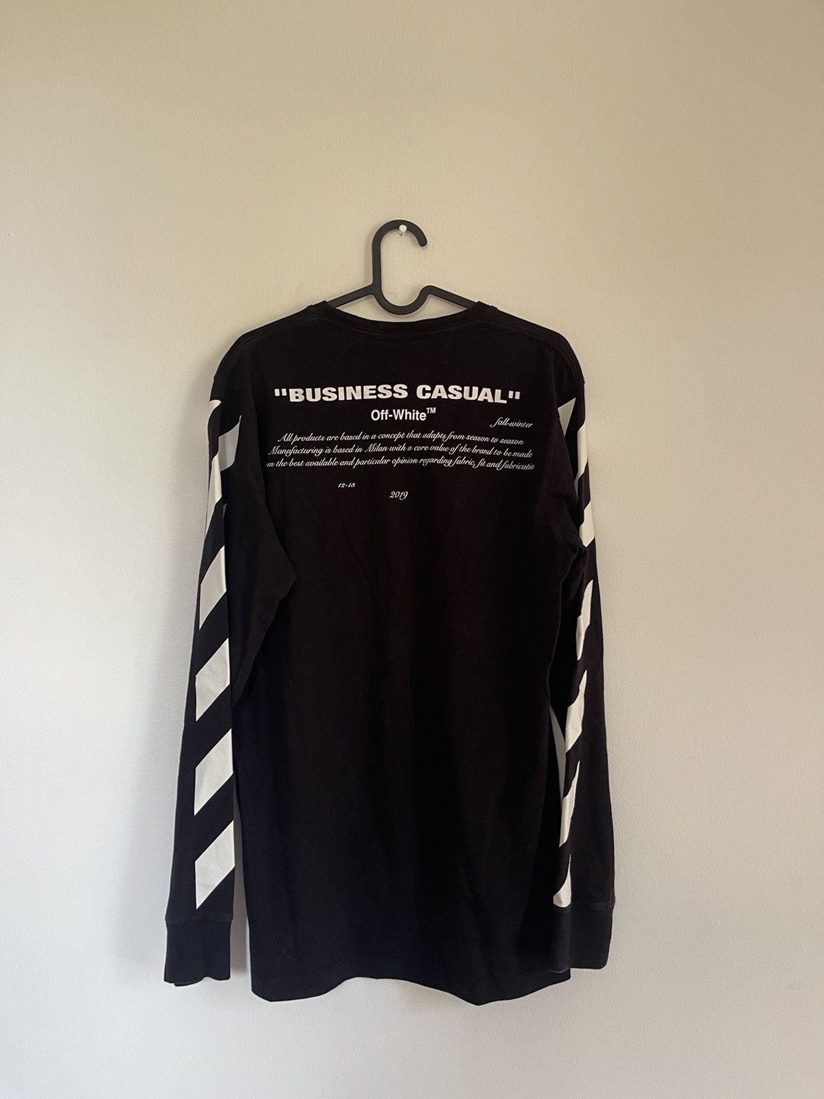 Off-White Off white Bernini Long sleeve TEE Size US M / EU 48-50 / 2 - 2 Thumbnail