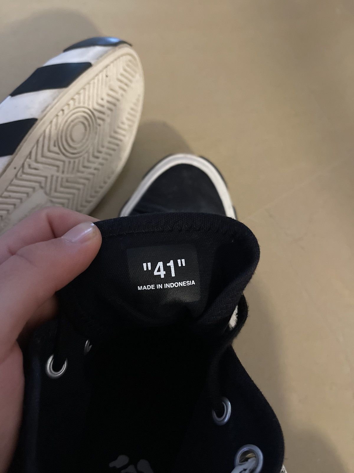 Off-White Off white Vulcanized mid top sneakers Size US 8 / EU 41 - 8 Thumbnail
