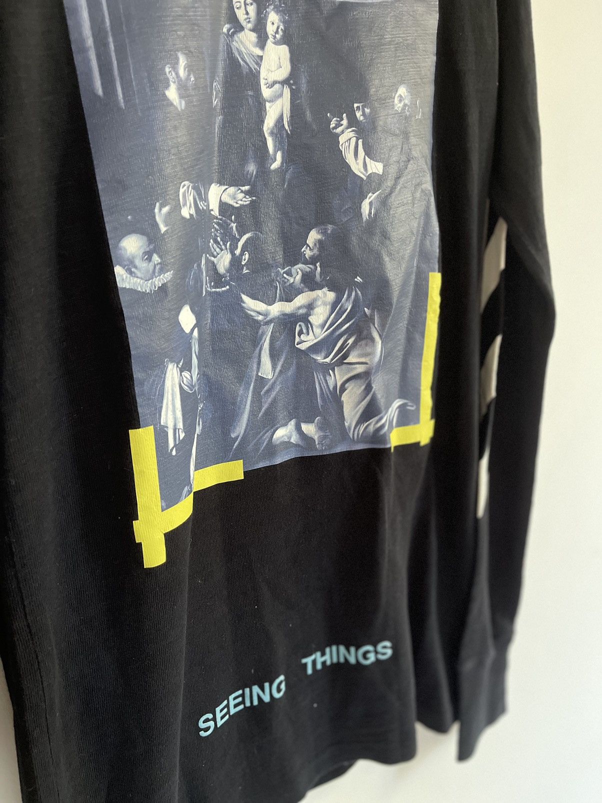 Off-White Off white Caravaggio Long sleeve TEE Size US S / EU 44-46 / 1 - 8 Thumbnail