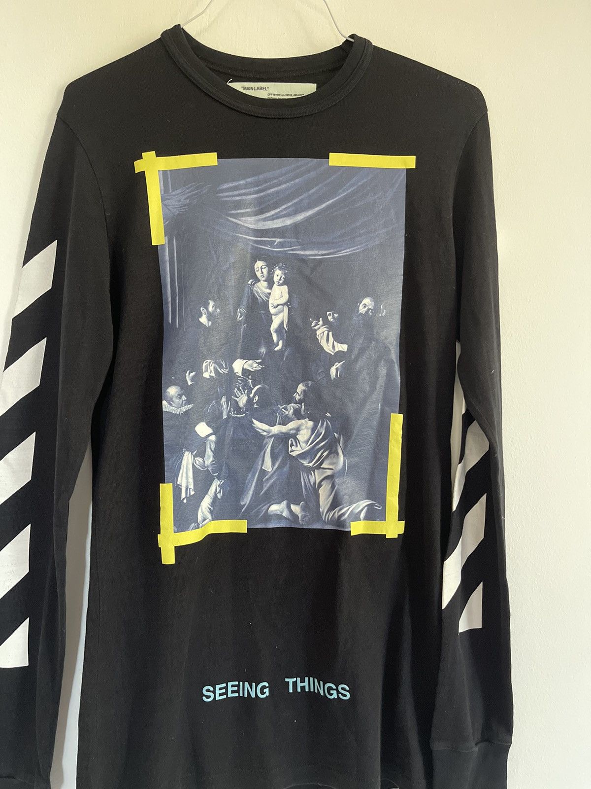 Off-White Off white Caravaggio Long sleeve TEE Size US S / EU 44-46 / 1 - 6 Thumbnail