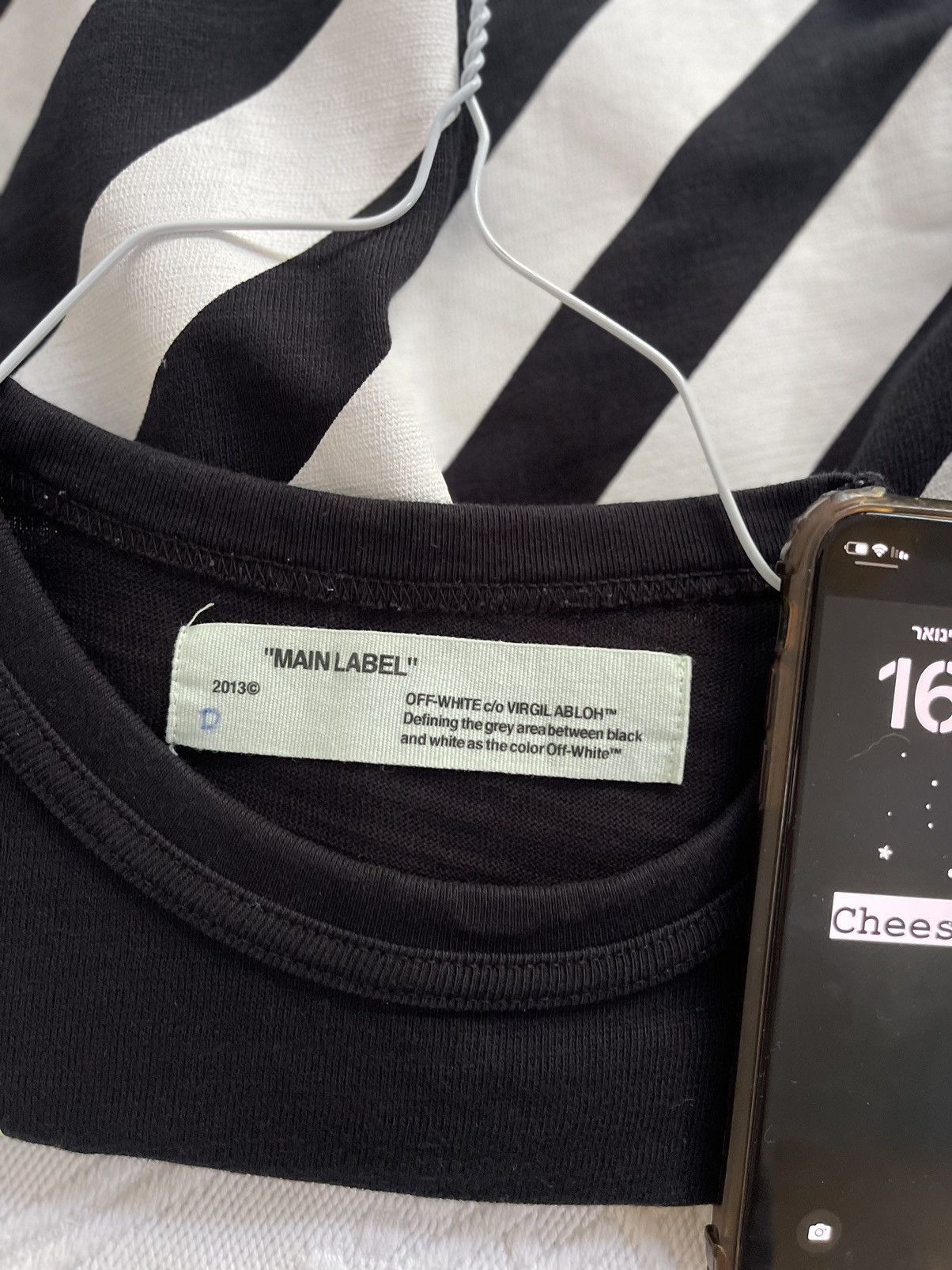 Off-White Off white Caravaggio Long sleeve TEE Size US S / EU 44-46 / 1 - 12 Thumbnail
