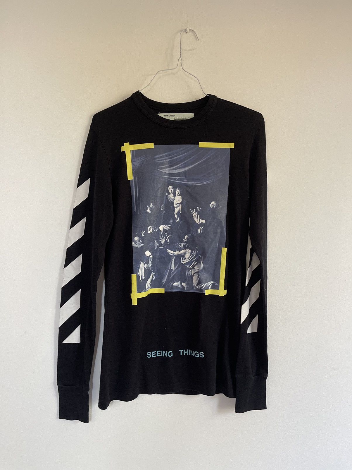 Off-White Off white Caravaggio Long sleeve TEE Size US S / EU 44-46 / 1 - 3 Thumbnail
