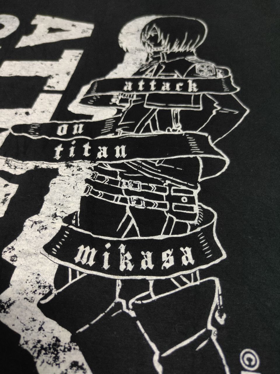 Anime × Japanese Brand × Vintage Vintage Attack On Titan Mikasa Anime Akira Evangelion Size US M / EU 48-50 / 2 - 9 Thumbnail