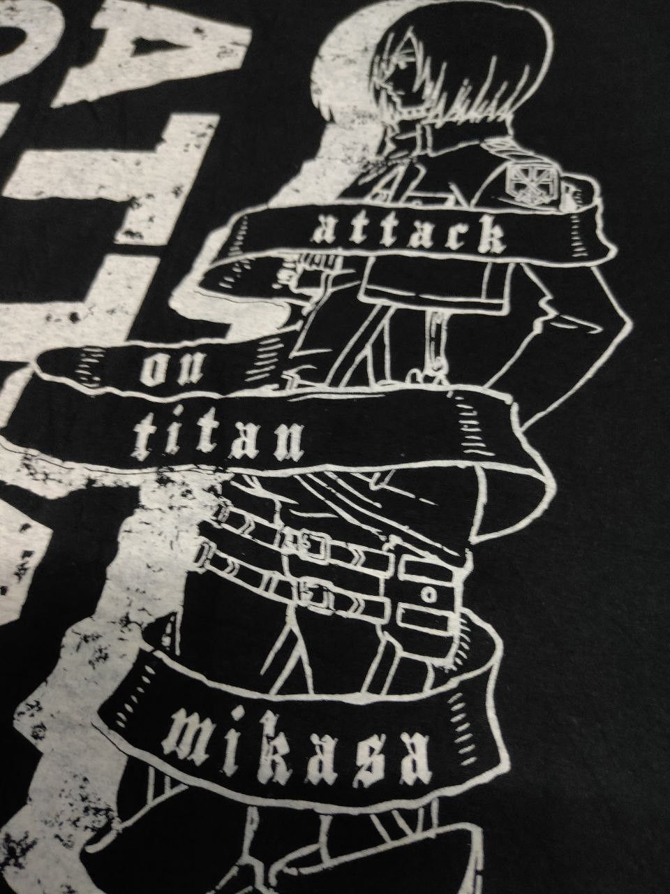 Anime × Japanese Brand × Vintage Vintage Attack On Titan Mikasa Anime Akira Evangelion Size US M / EU 48-50 / 2 - 2 Thumbnail
